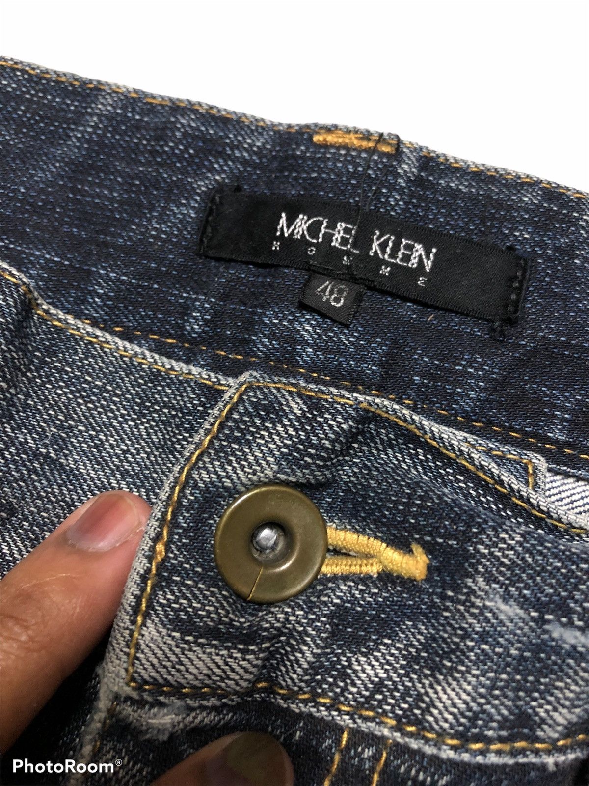 FLARE⚡️MICHEL KLEIN DISTRESSED DENIM