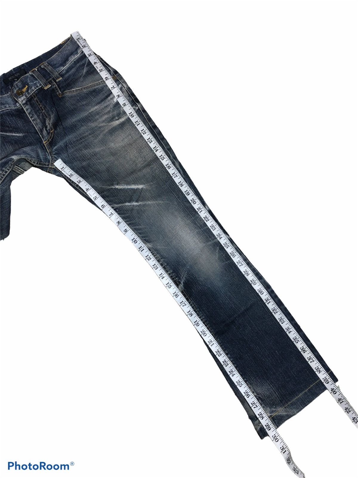 FLARE⚡️MICHEL KLEIN DISTRESSED DENIM