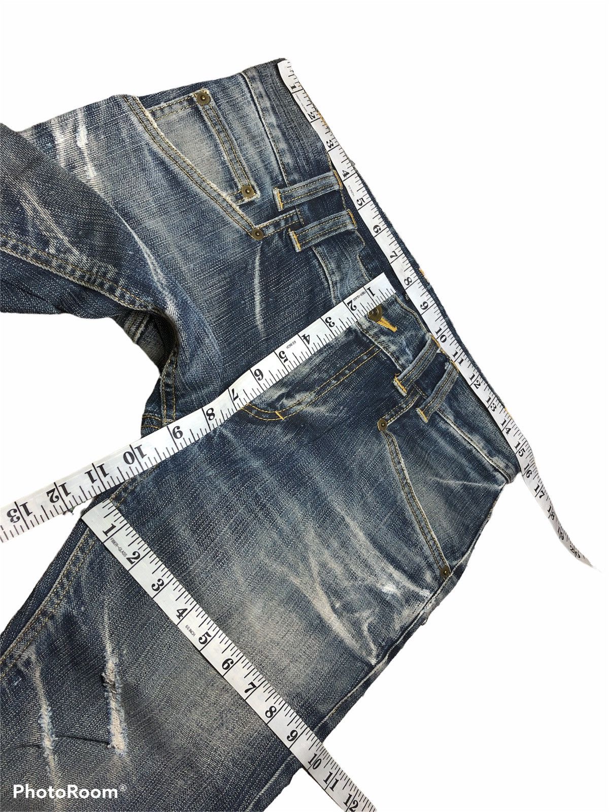 FLARE⚡️MICHEL KLEIN DISTRESSED DENIM