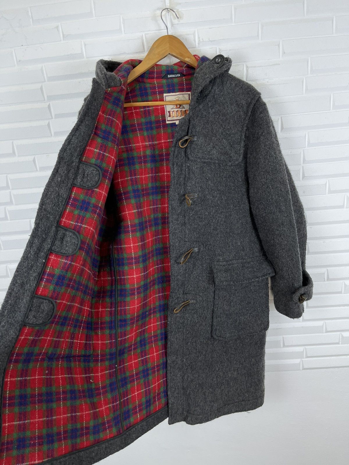 Baracuta ON SALE☀️THE DUFFLE BARACUTA COAT HERRINGBONE WOOL Size US M / EU 48-50 / 2 - 7 Thumbnail