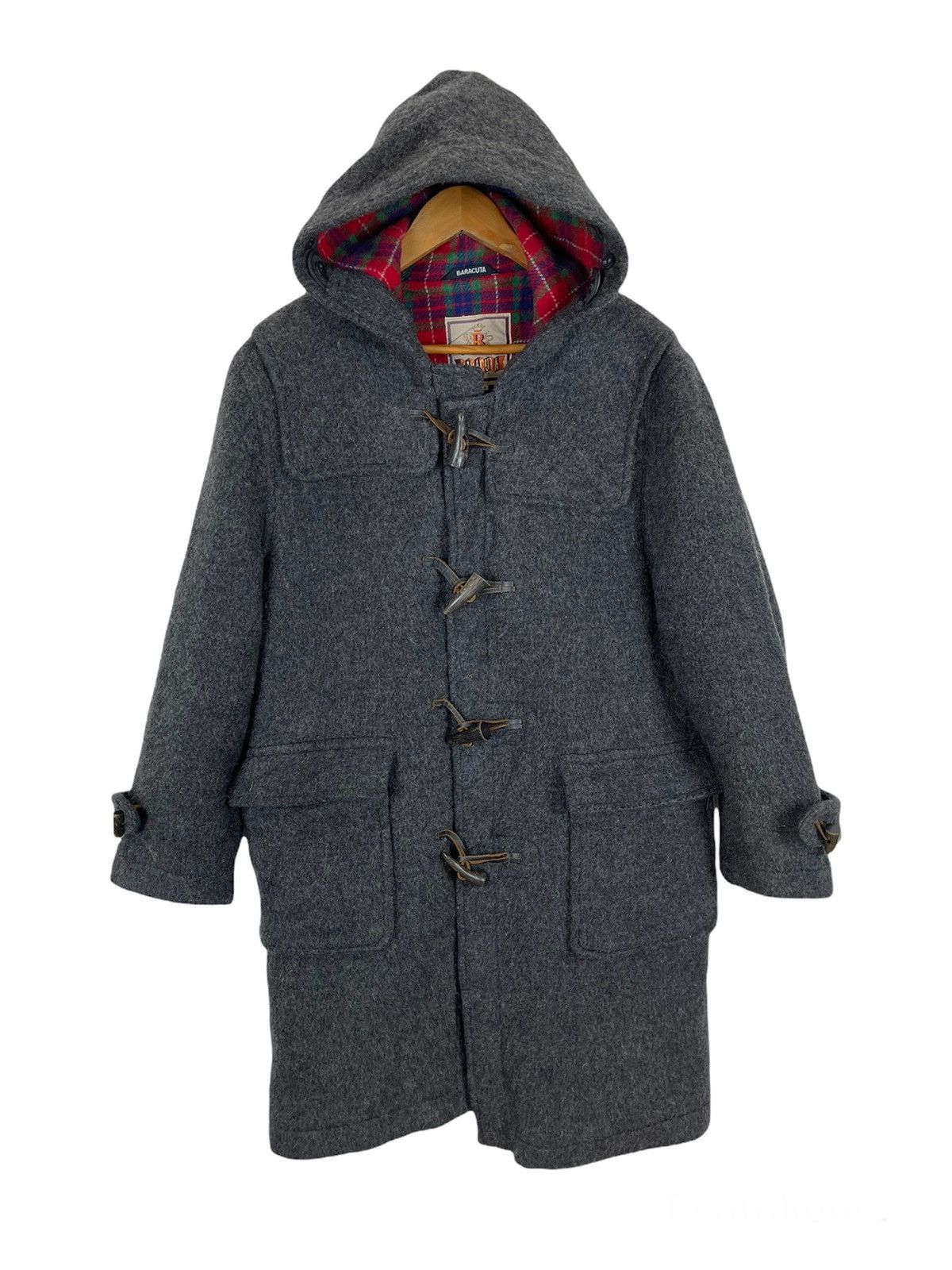 Baracuta ON SALE☀️THE DUFFLE BARACUTA COAT HERRINGBONE WOOL Size US M / EU 48-50 / 2 - 1 Thumbnail