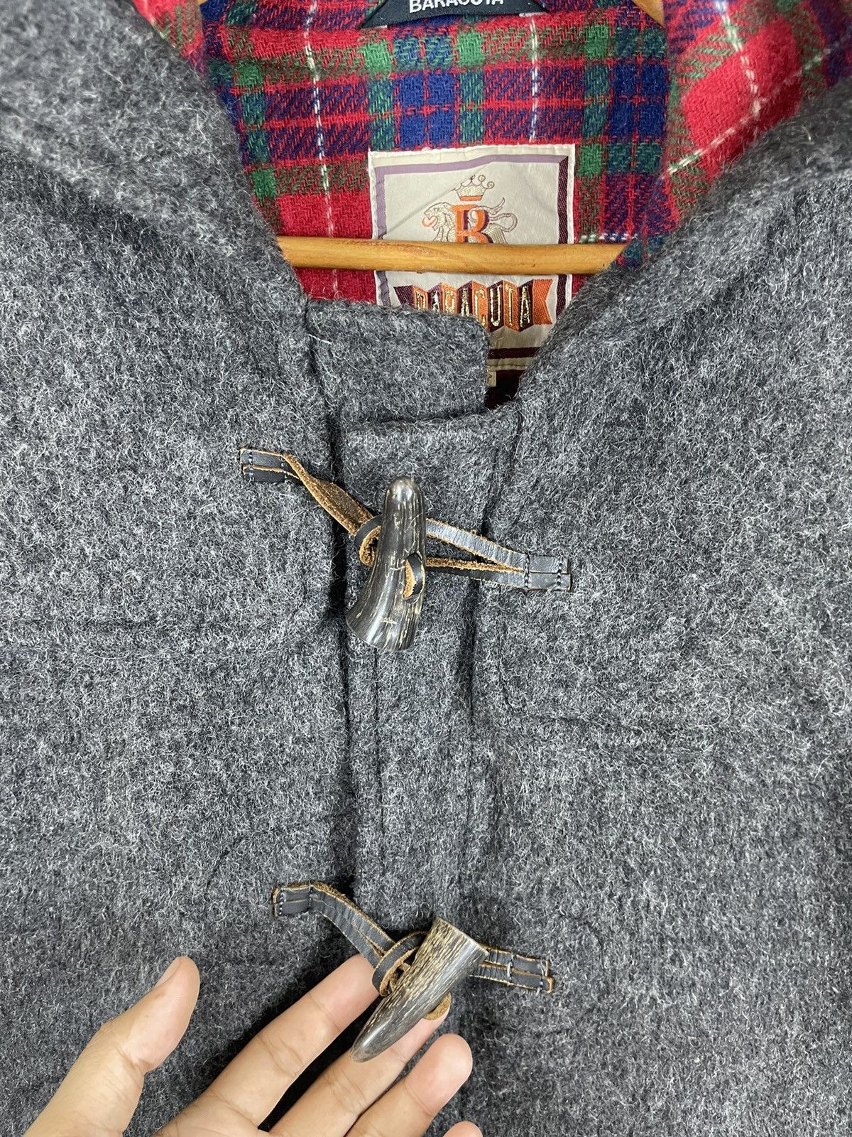 Baracuta ON SALE☀️THE DUFFLE BARACUTA COAT HERRINGBONE WOOL Size US M / EU 48-50 / 2 - 4 Thumbnail