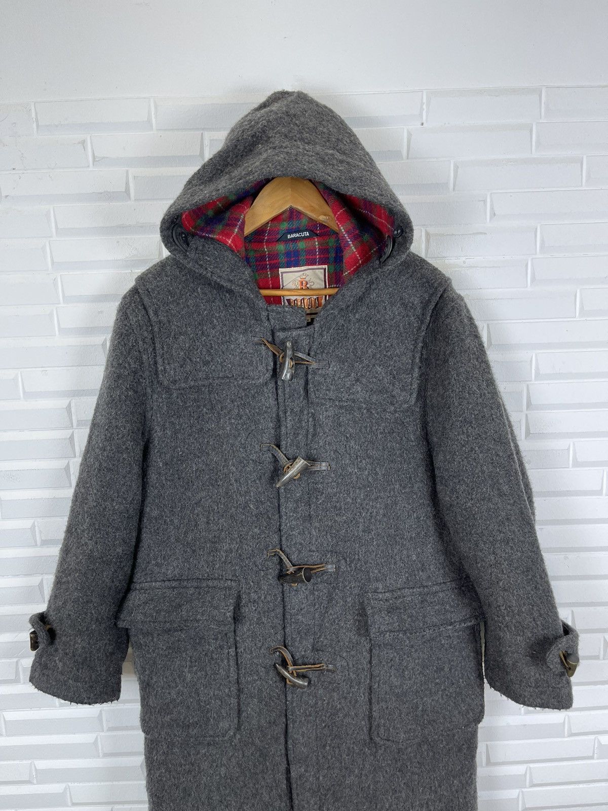 Baracuta ON SALE☀️THE DUFFLE BARACUTA COAT HERRINGBONE WOOL Size US M / EU 48-50 / 2 - 5 Thumbnail
