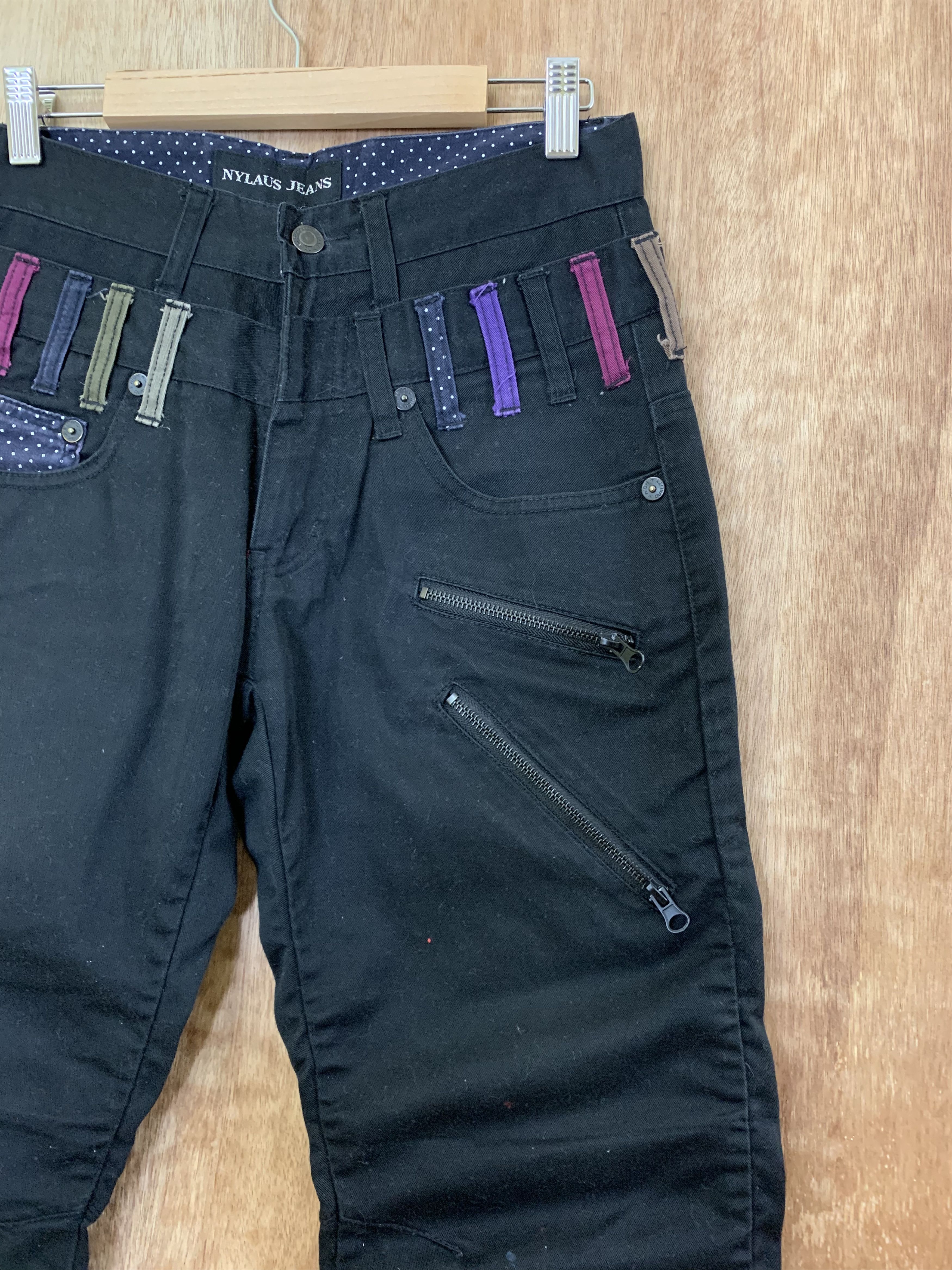 Japanese Brand Art Double Waist Pants Painted Vintage Japanese Branded Size US 27 - 6 Thumbnail