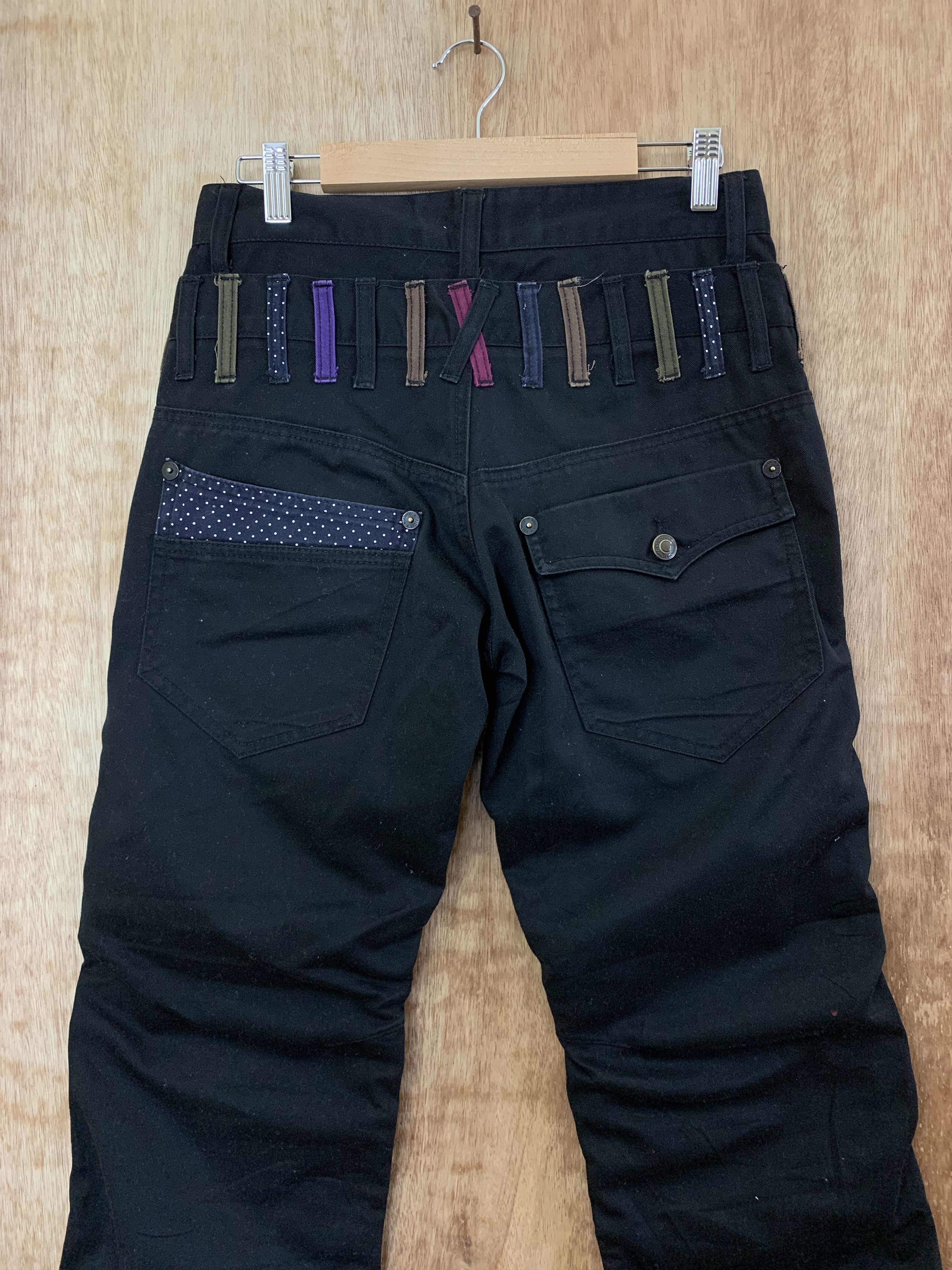 Japanese Brand Art Double Waist Pants Painted Vintage Japanese Branded Size US 27 - 12 Thumbnail