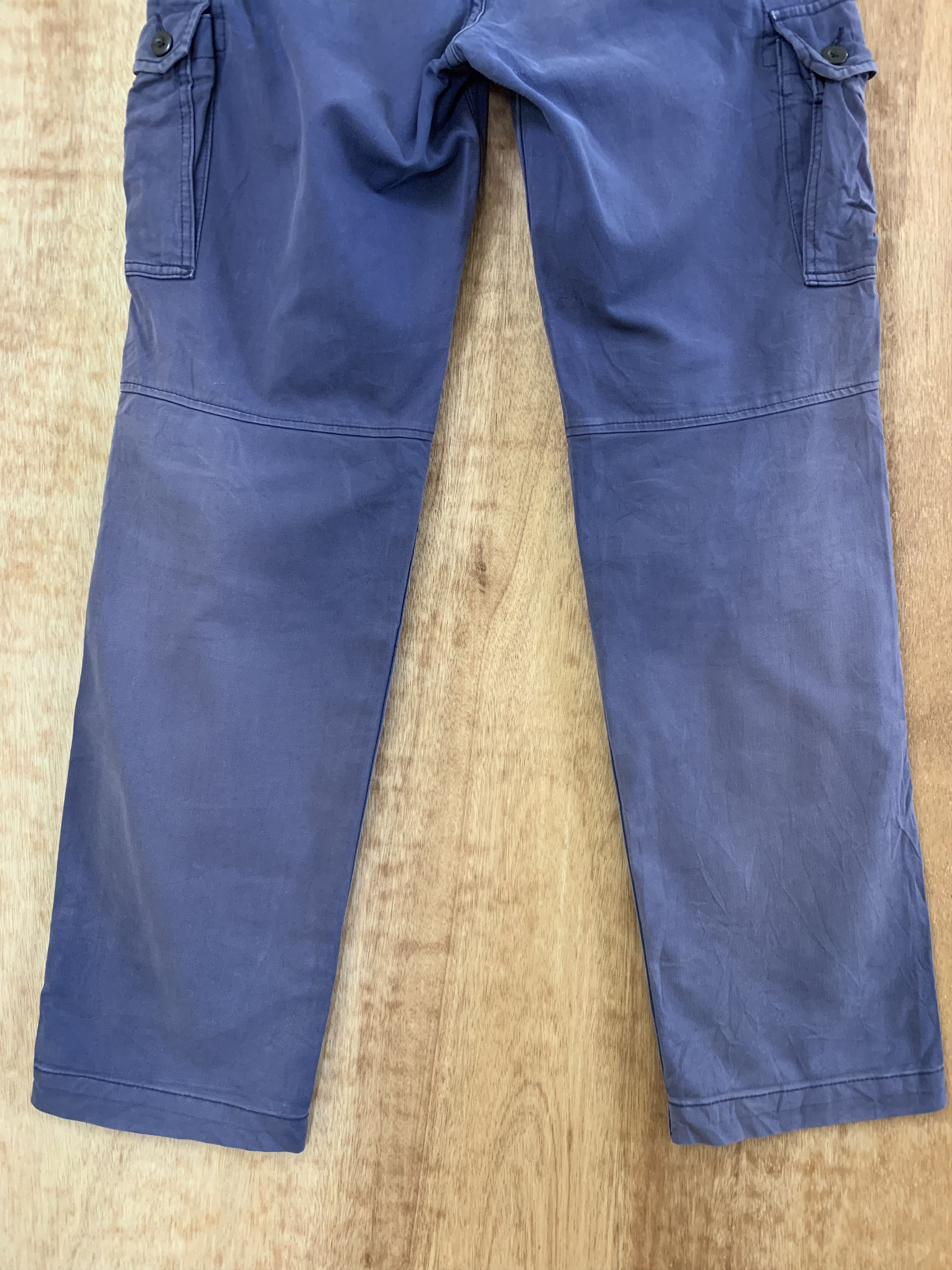 Japanese Brand Uniqlo Cargo Pants Multipocket Faded Japanese Branded Size US 33 - 11 Thumbnail