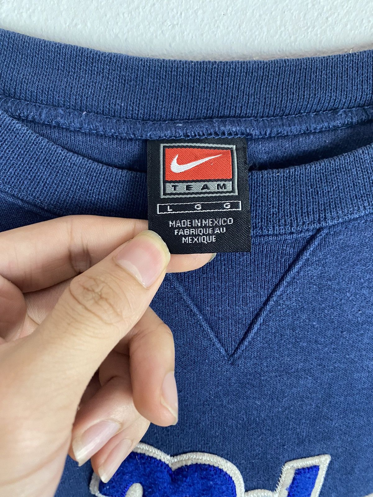 Nike Vintage Nike Spell Out Sweatshirt Size US L / EU 52-54 / 3 - 3 Thumbnail