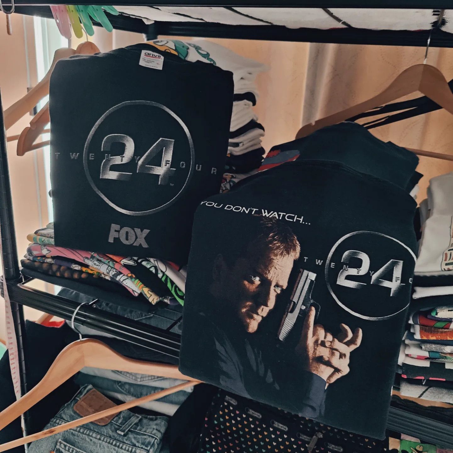 Vintage Jack Bauer - 24 TV Series (price for 2 tees) Size US L / EU 52-54 / 3 - 1 Thumbnail