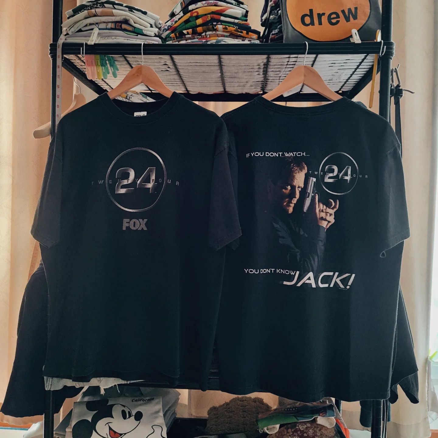 Vintage Jack Bauer - 24 TV Series (price for 2 tees) Size US L / EU 52-54 / 3 - 2 Thumbnail