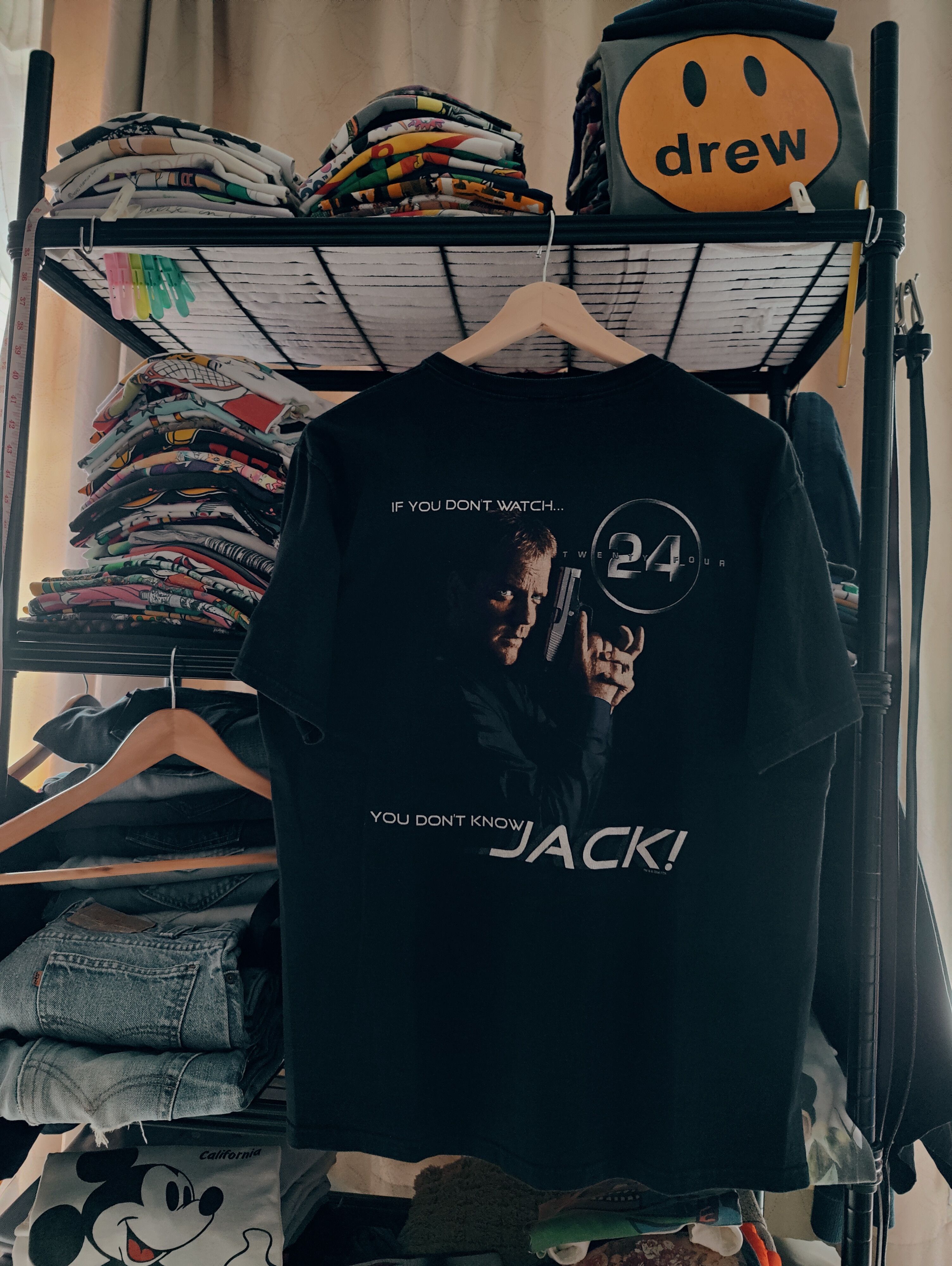 Vintage Jack Bauer - 24 TV Series (price for 2 tees) Size US L / EU 52-54 / 3 - 11 Thumbnail