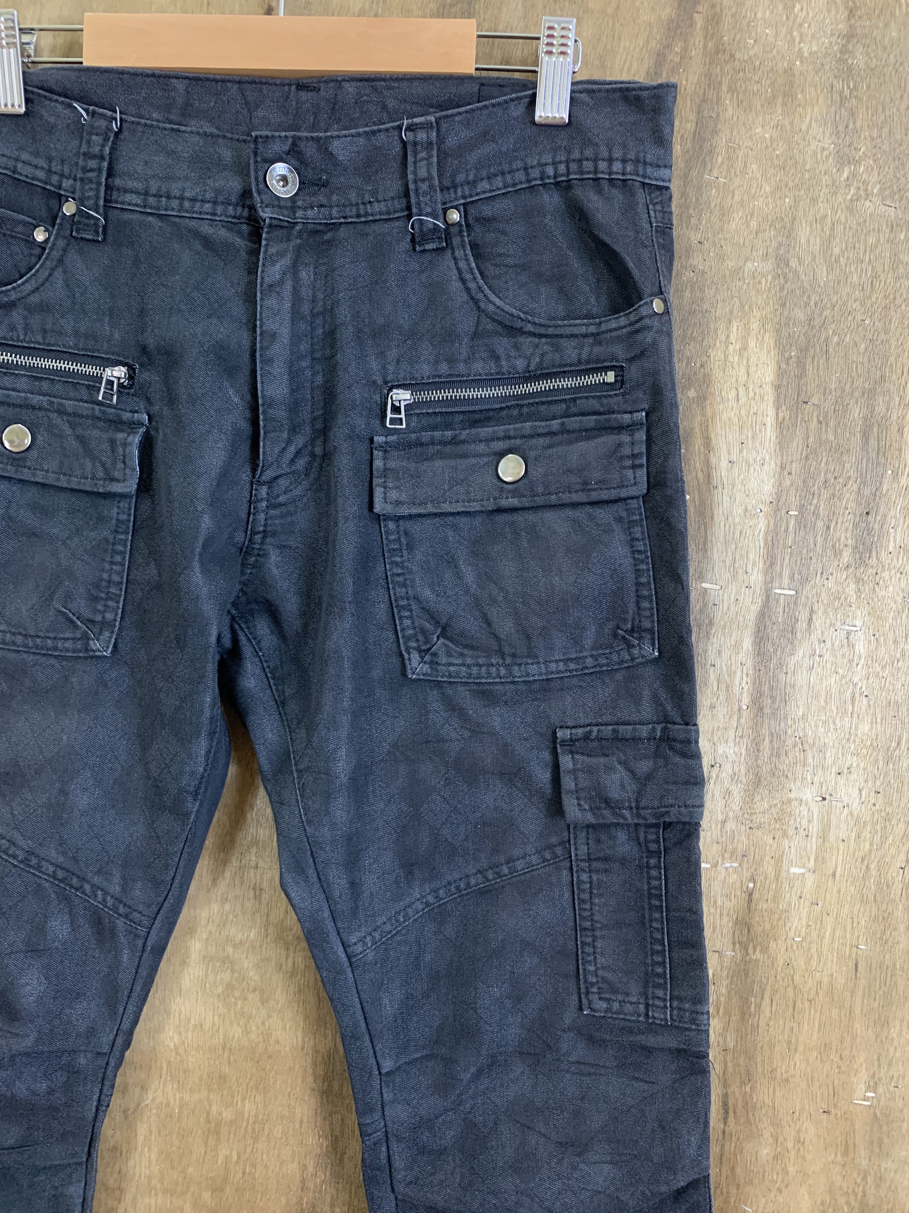 If Six Was Nine Cargo Pants Semantic Design Multipocket Streetwear Style Size US 31 - 6 Thumbnail