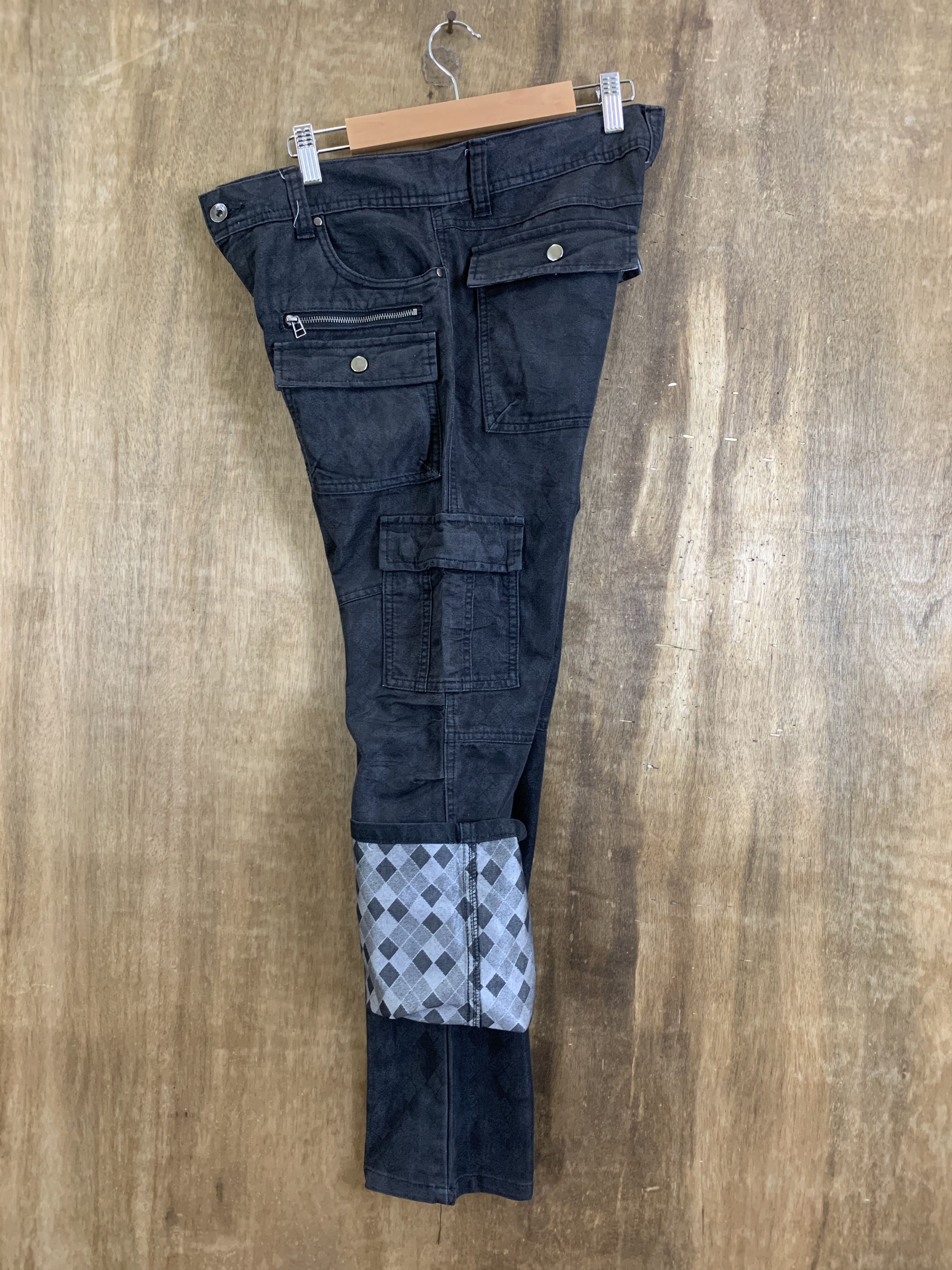 If Six Was Nine Cargo Pants Semantic Design Multipocket Streetwear Style Size US 31 - 17 Thumbnail