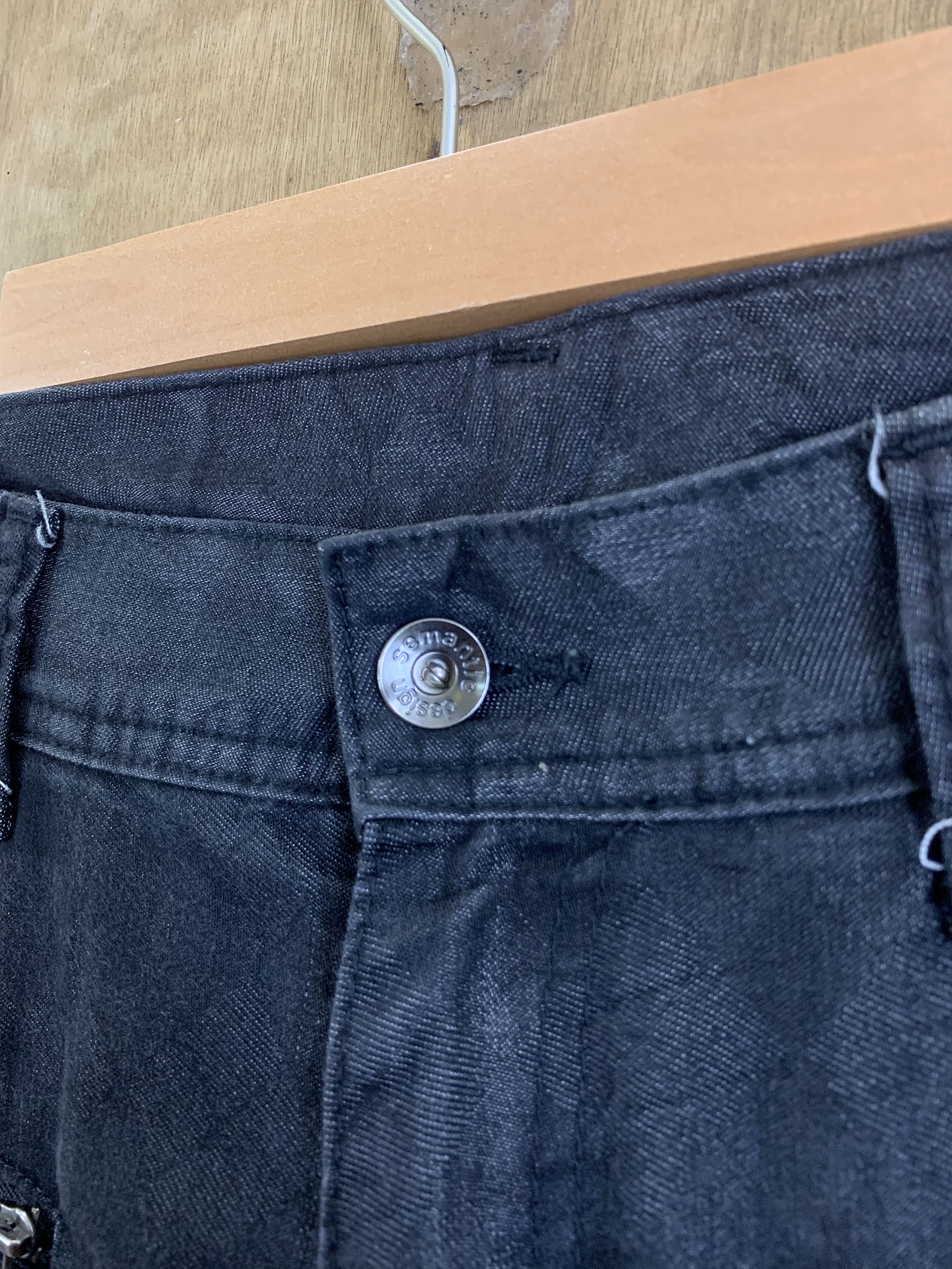 If Six Was Nine Cargo Pants Semantic Design Multipocket Streetwear Style Size US 31 - 9 Thumbnail