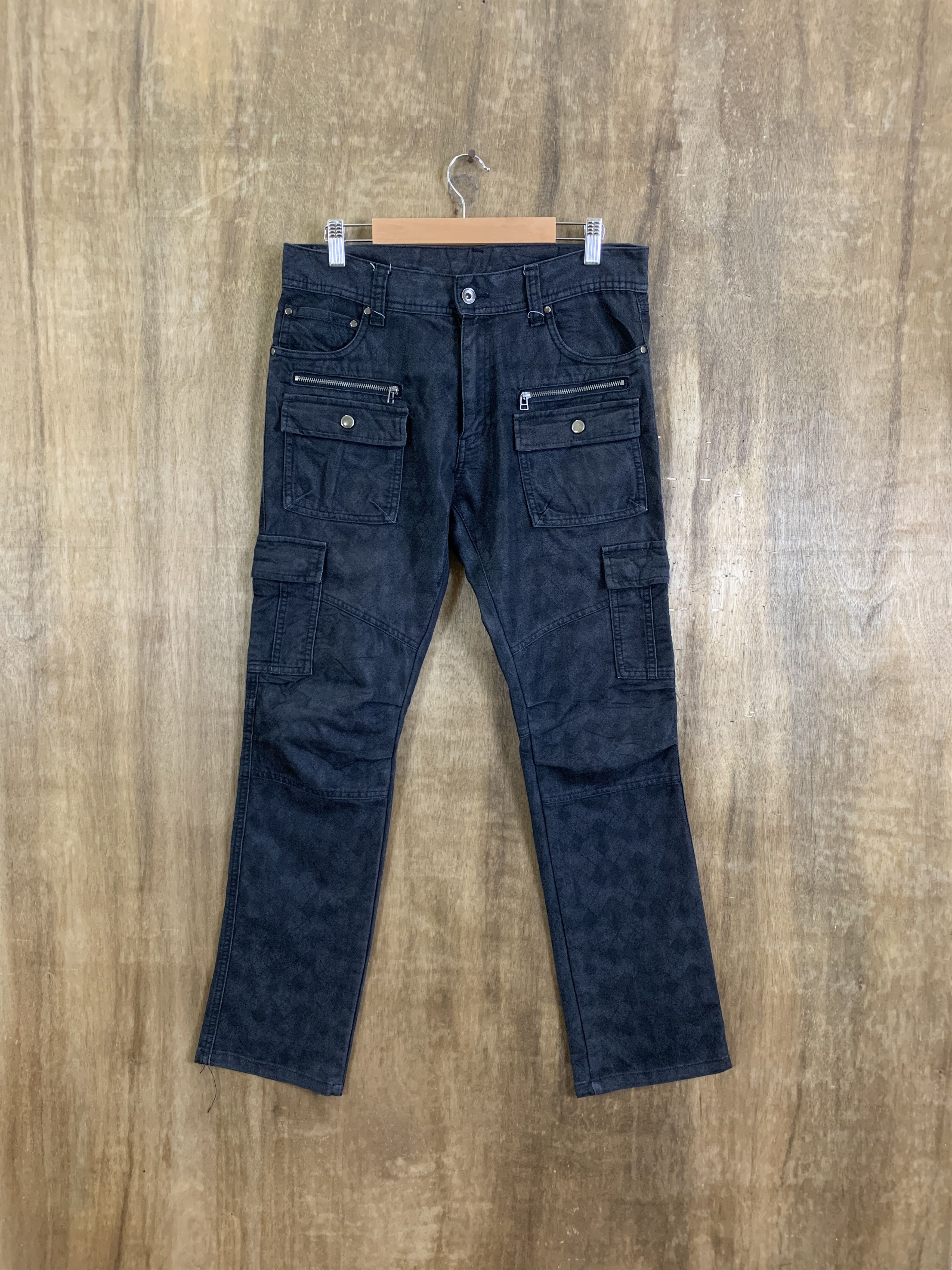 If Six Was Nine Cargo Pants Semantic Design Multipocket Streetwear Style Size US 31 - 1 Thumbnail