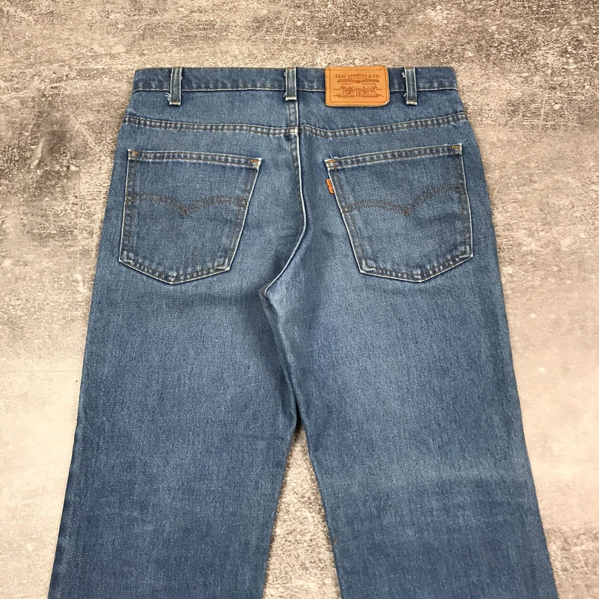Levi's Vintage 80’s Levi’s Old Blue Orange Tab Work Pants Size US 34 / EU 50 - 2 Thumbnail