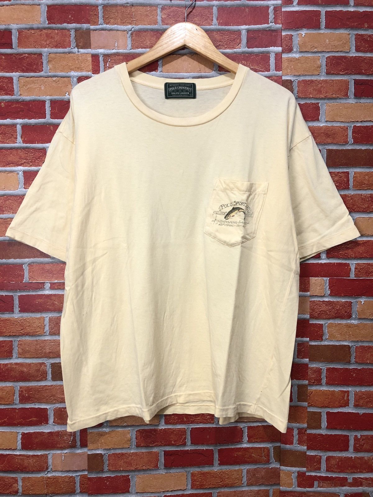 Vtg Ralph Lauren Polo Sportsman Ralph Lauren Pocket T-Shirt