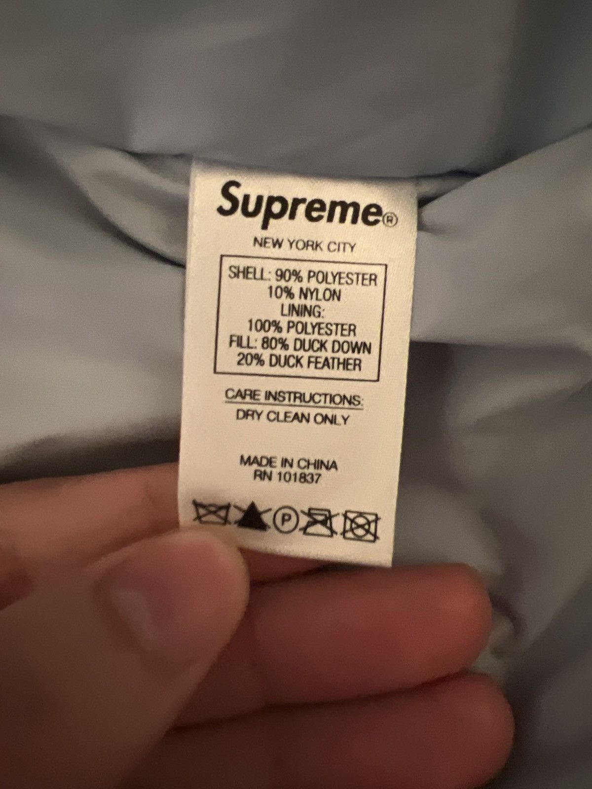 Supreme Supreme Bonded Light Blue Puffer Jacket SS19 Size US M / EU 48-50 / 2 - 5 Thumbnail