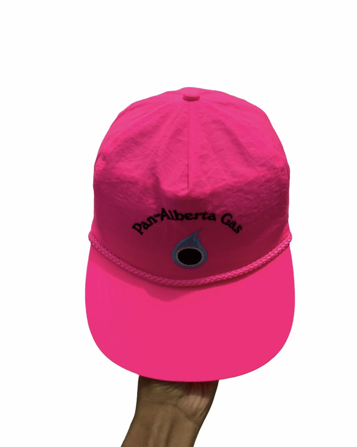 Vintage Nylon Pan Alberta Gas 90s Trucker Hat Size ONE SIZE - 5 Thumbnail