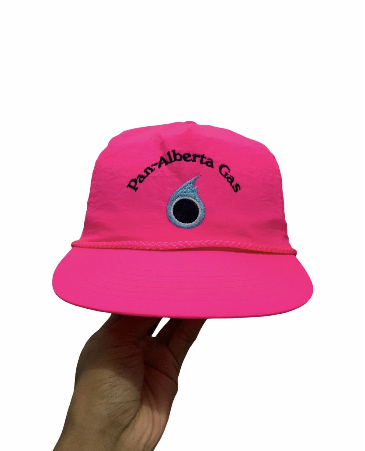 Vintage Nylon Pan Alberta Gas 90s Trucker Hat Size ONE SIZE - 1 Thumbnail