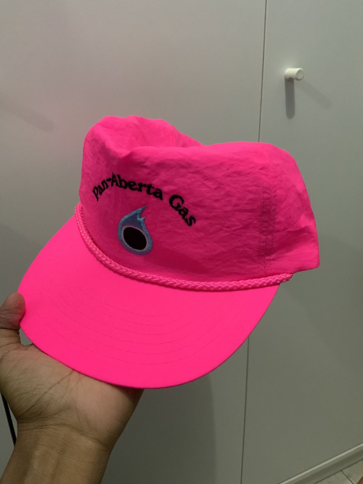 Vintage Nylon Pan Alberta Gas 90s Trucker Hat Size ONE SIZE - 8 Thumbnail