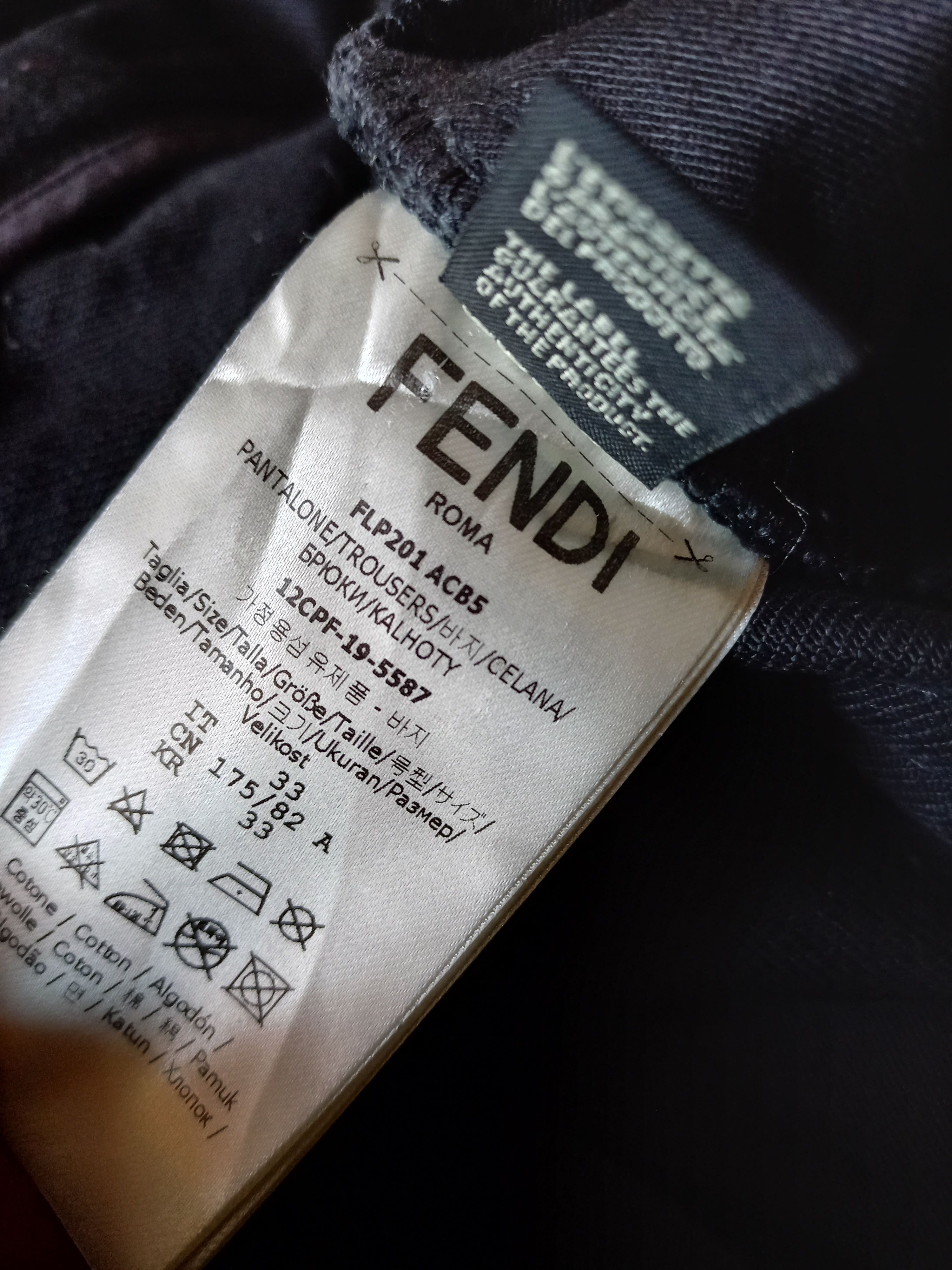 Fendi Fendi Denim pants Size US 33 - 7 Thumbnail