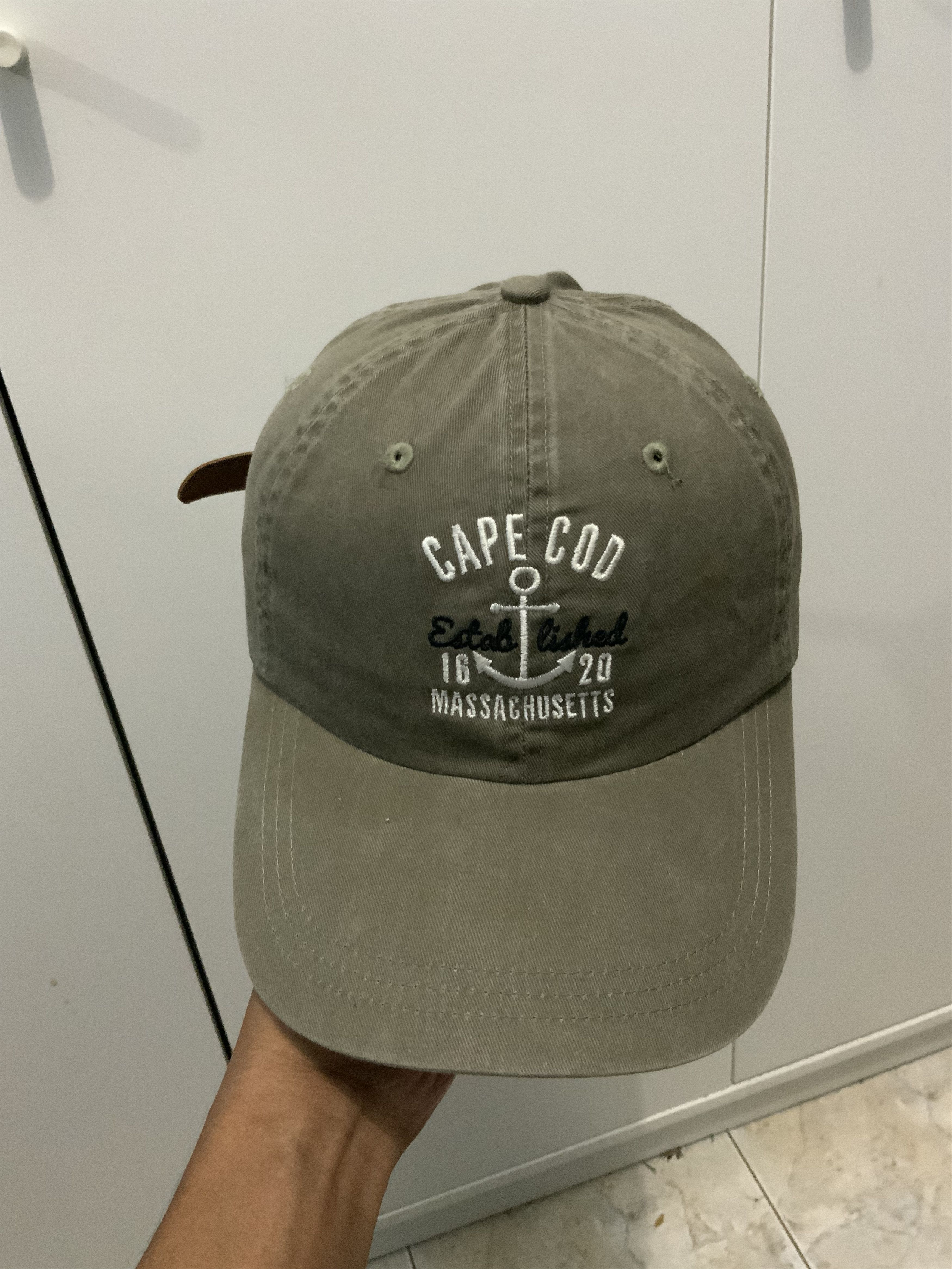 Vintage Cape Cod Massachusetts Leather Ahead Hat Size ONE SIZE - 6 Thumbnail