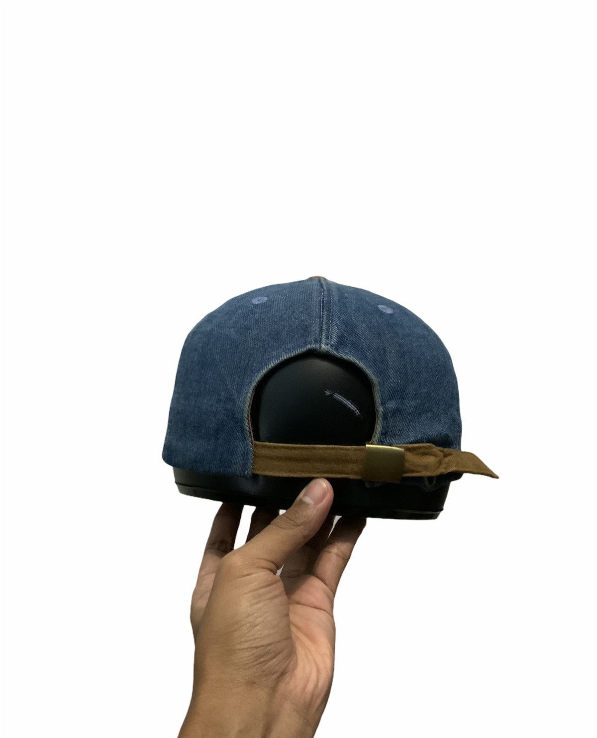 Jean Denim Jeans Blue Plain Hat Size ONE SIZE - 4 Thumbnail