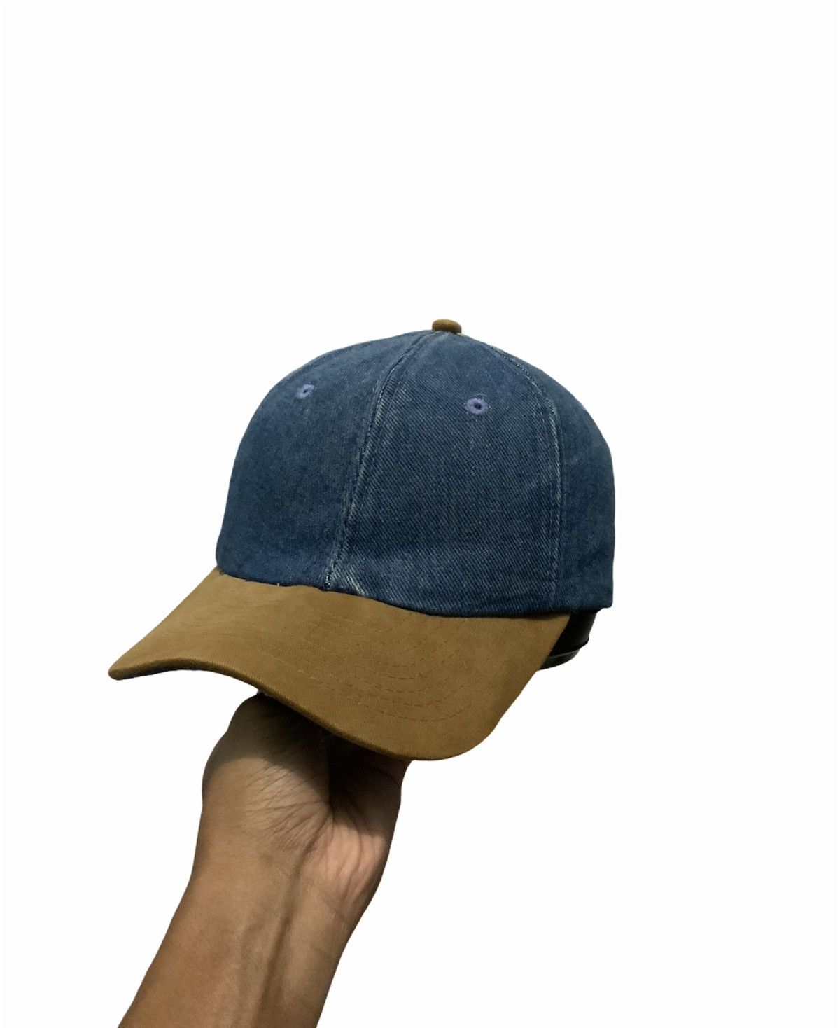 Jean Denim Jeans Blue Plain Hat Size ONE SIZE - 1 Thumbnail