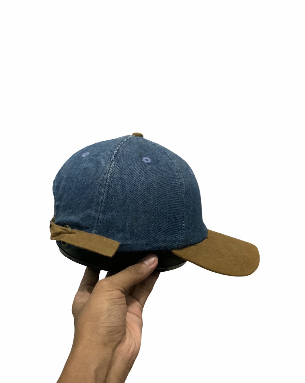 Jean Denim Jeans Blue Plain Hat Size ONE SIZE - 3 Thumbnail