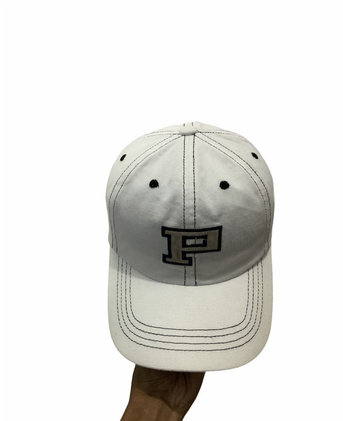 Japanese Brand Streetwear "P" Embroidered Archive Hat Size ONE SIZE - 6 Thumbnail
