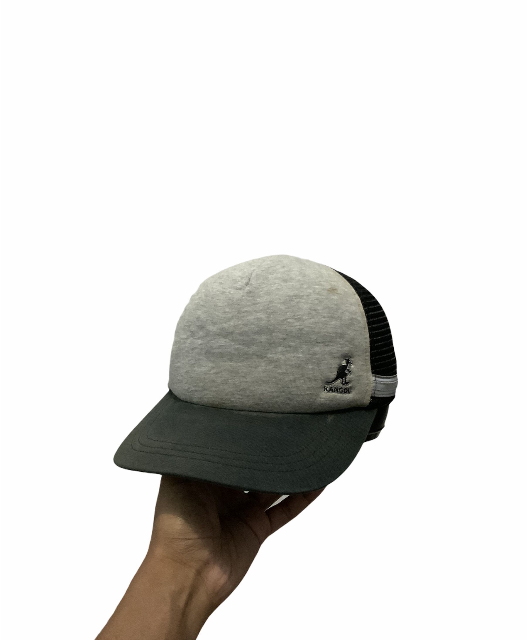 image of Kangol Snap Back Streetwear Japan Trucker Hat in Grey, Men's