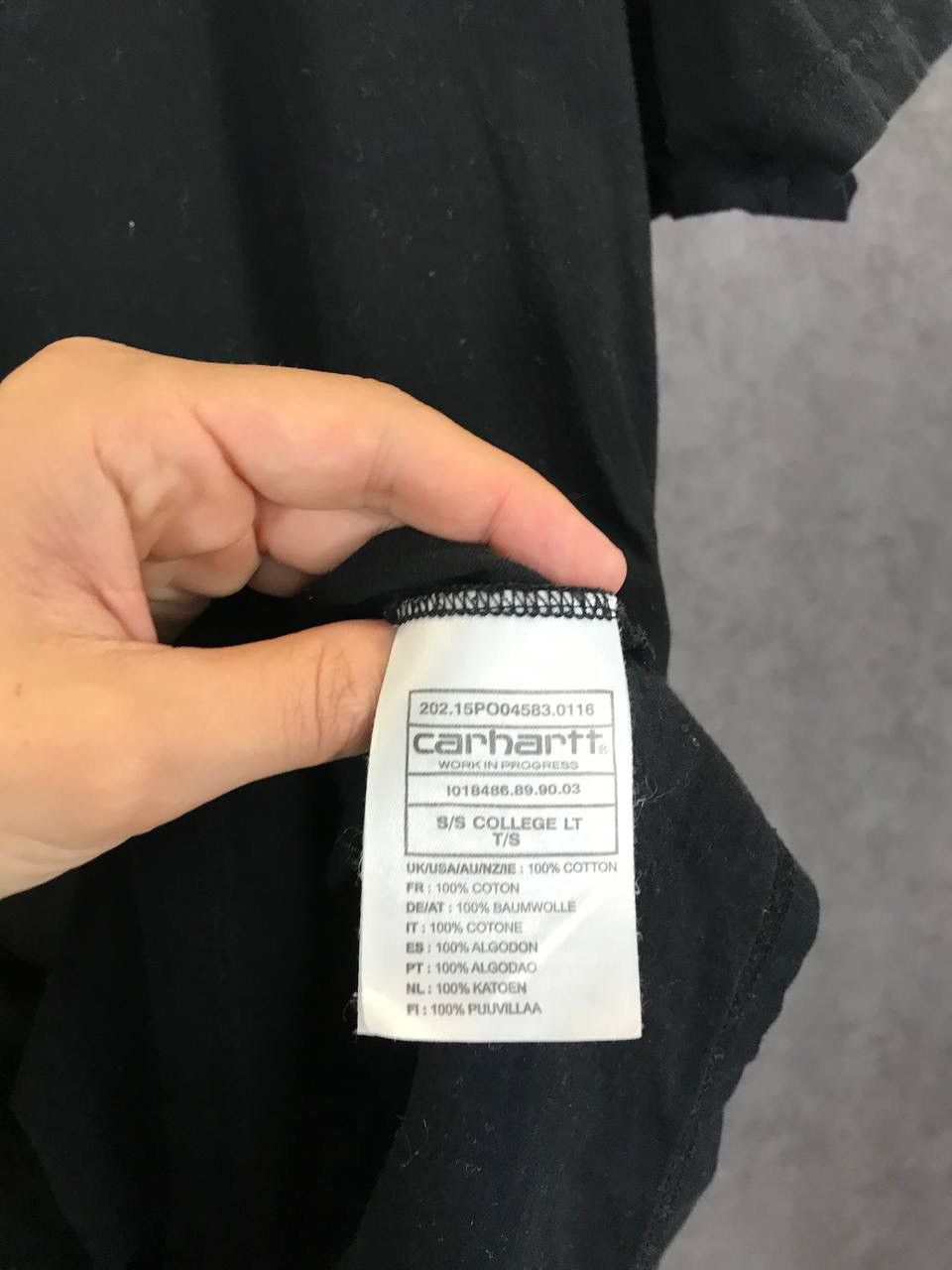 Carhartt × Carhartt Wip Carhartt WIP streetwear center logo tee Size US S / EU 44-46 / 1 - 5 Thumbnail