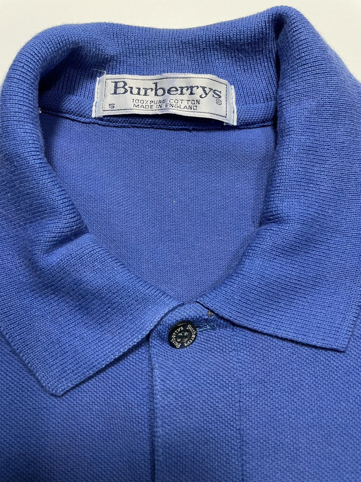 Burberry × Designer × Vintage Vintage 90s Burberrys Polo shirt nova check plaid embroider Size US S / EU 44-46 / 1 - 3 Thumbnail