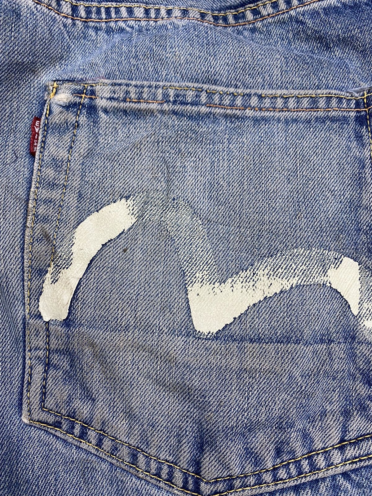Evisu × Japanese Brand × Vintage size 30x29.5 vintage evisu made in JAPAN Size US 30 / EU 46 - 13 Thumbnail