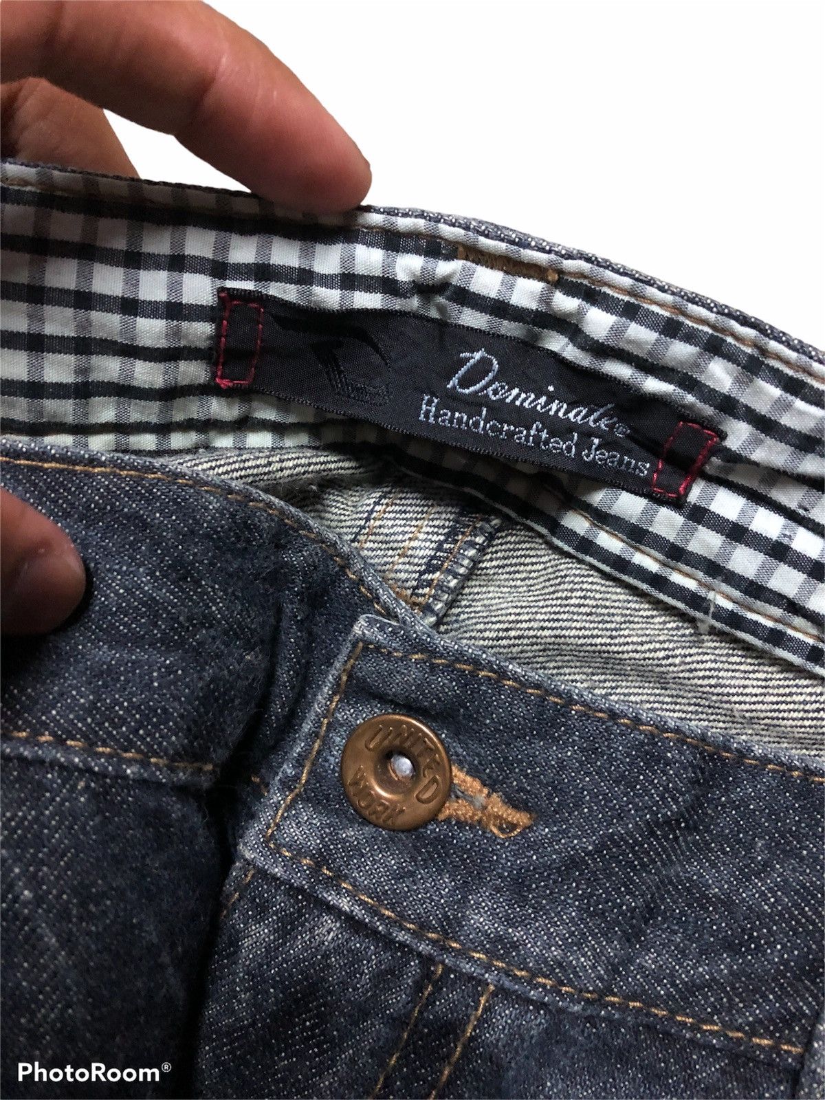 Japanese Brand BUCKLE BACK ZIPPER WASHED BLUE DENIM BY DOMINATE JEANS Size US 34 / EU 50 - 3 Thumbnail