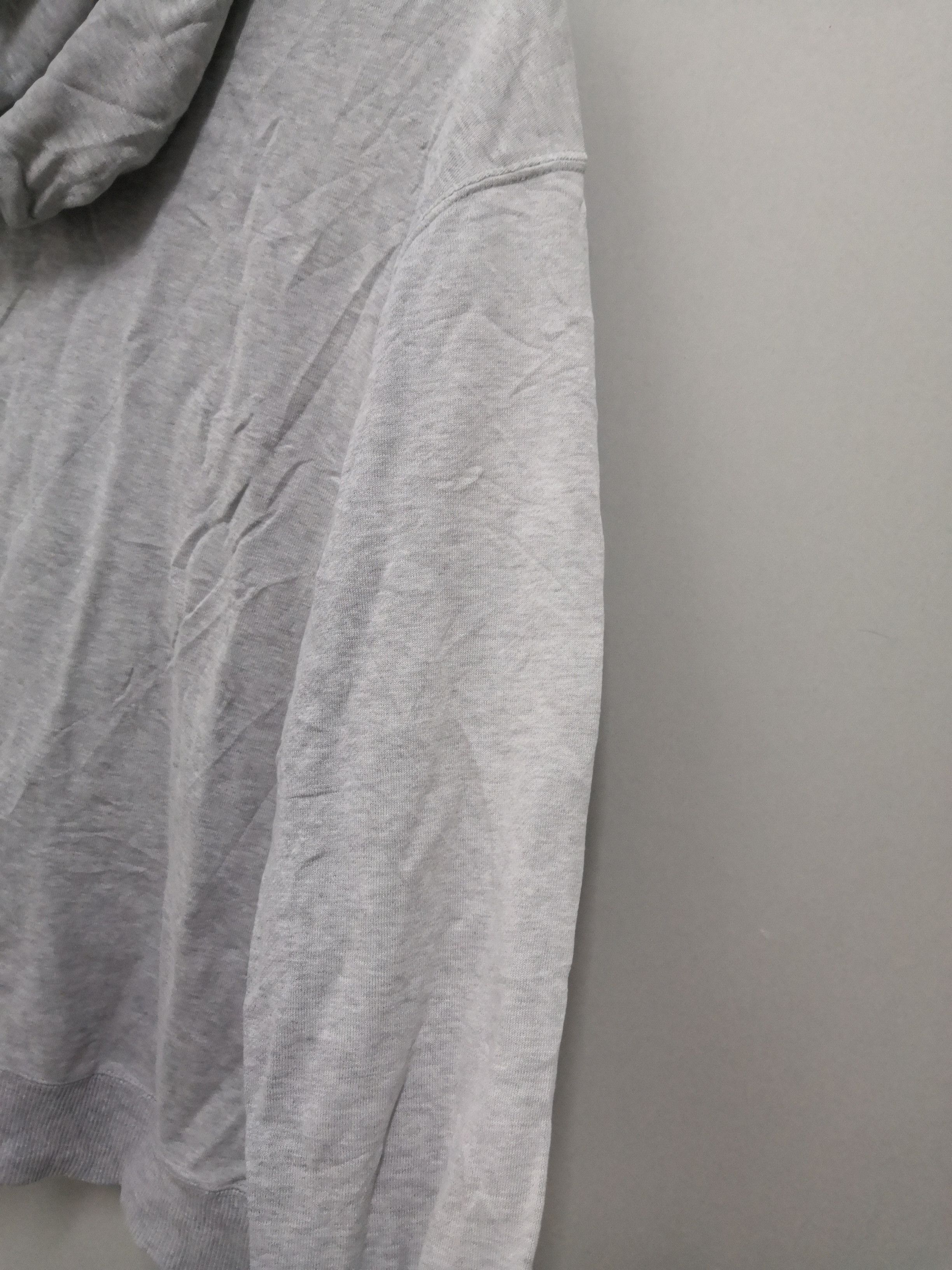 Nike × Vintage Vintage Nike Y2K Small Logo Distressed Hoodie Gray Size US M / EU 48-50 / 2 - 10 Thumbnail