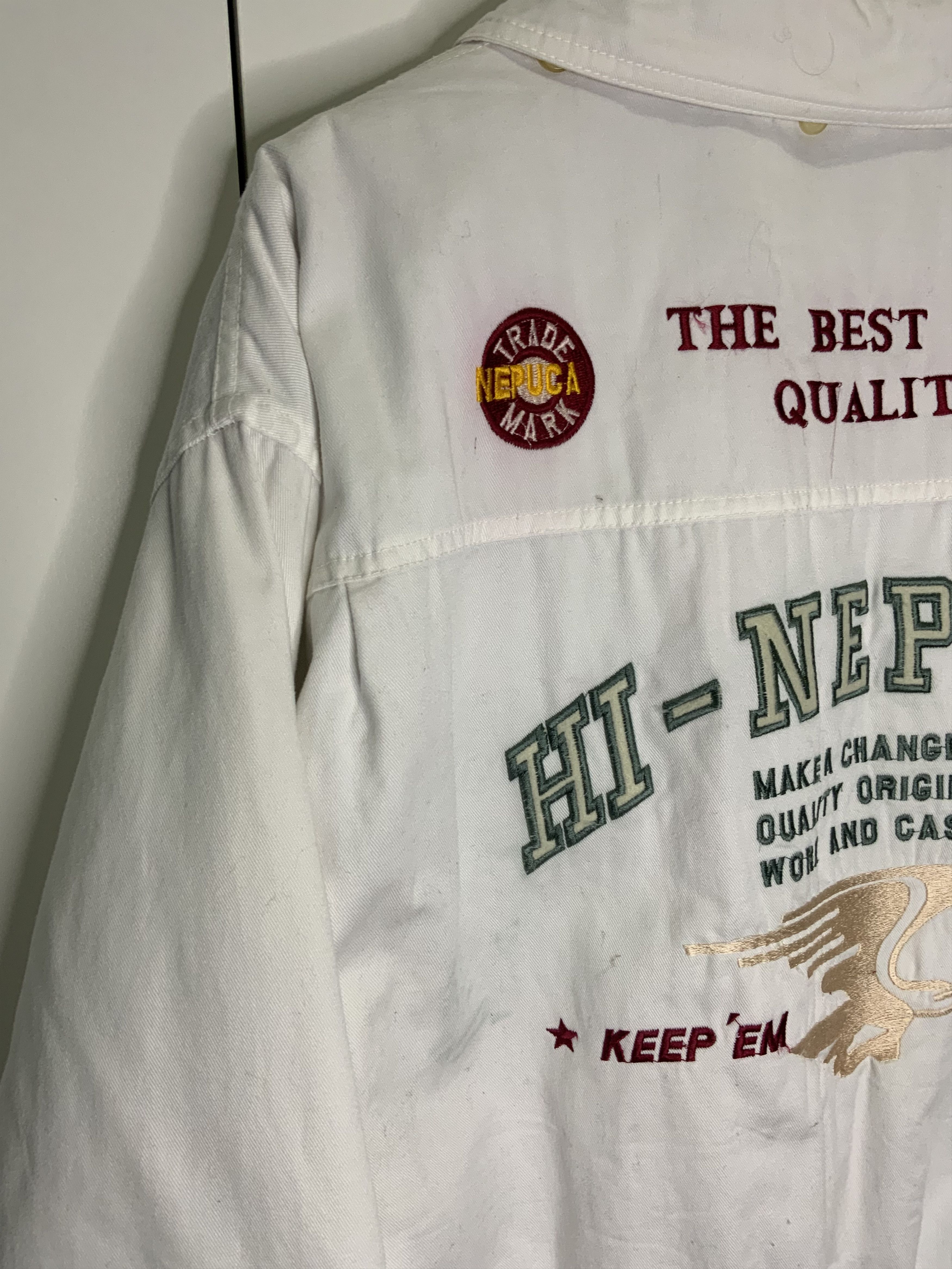 Japanese Brand Vintage Nepuca Designer Bomber Jacket Size US L / EU 52-54 / 3 - 5 Thumbnail