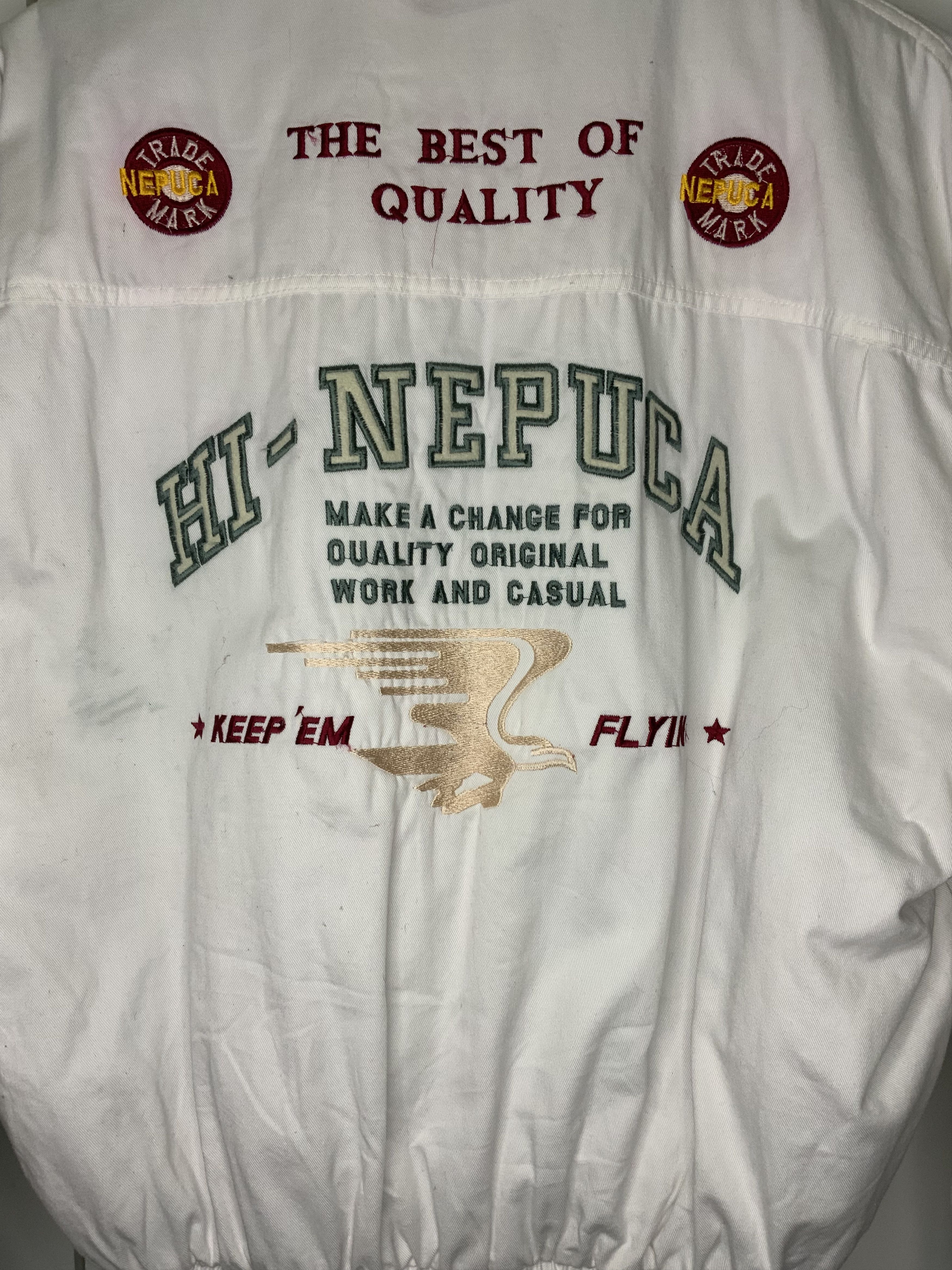 Japanese Brand Vintage Nepuca Designer Bomber Jacket Size US L / EU 52-54 / 3 - 8 Thumbnail