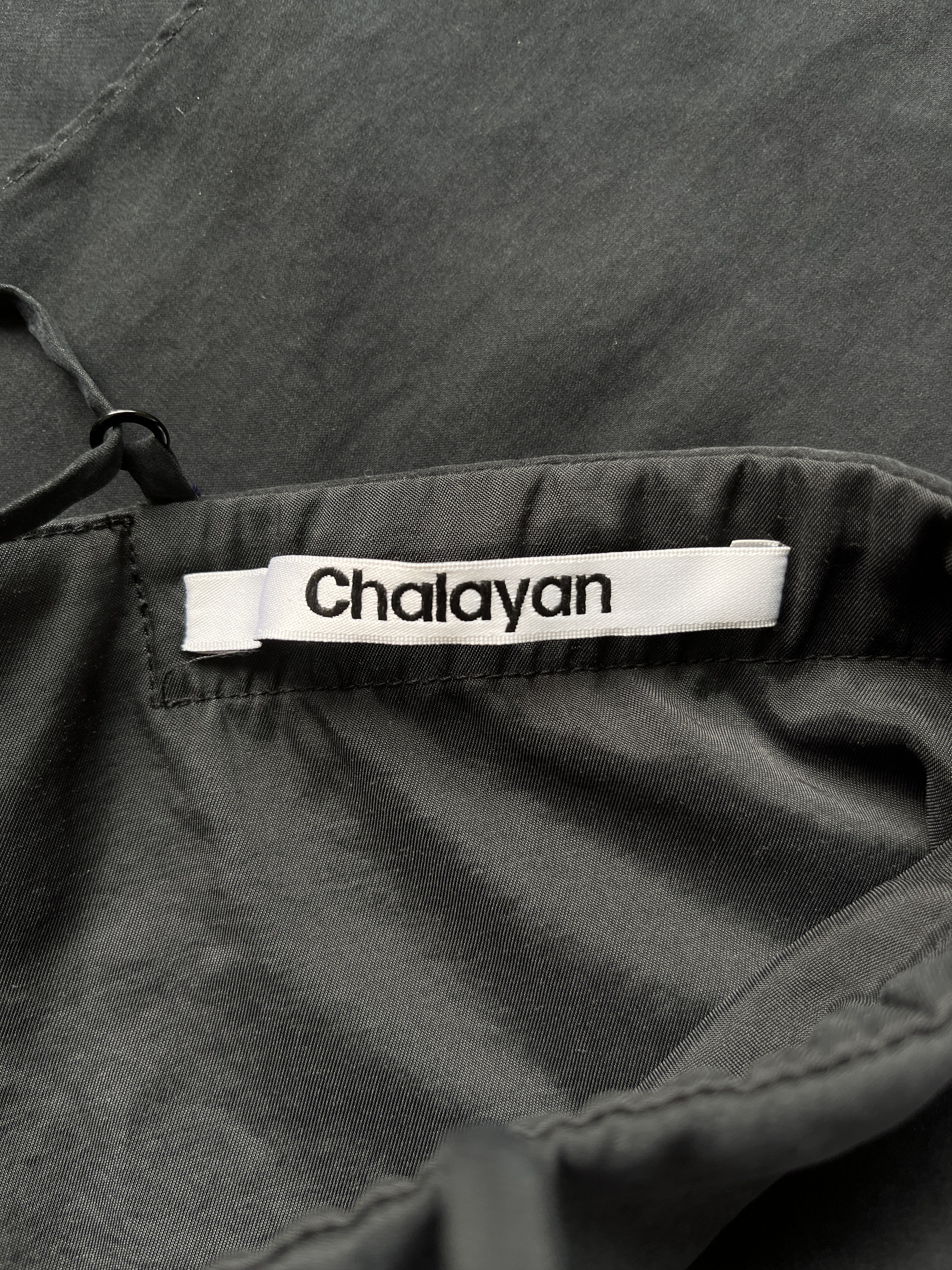Hussein Chalayan ⚡️QUICK SALE⚡️2016 Chalayan Black Asymmetric Top Thin Straps Size S / US 4 / IT 40 - 3 Thumbnail