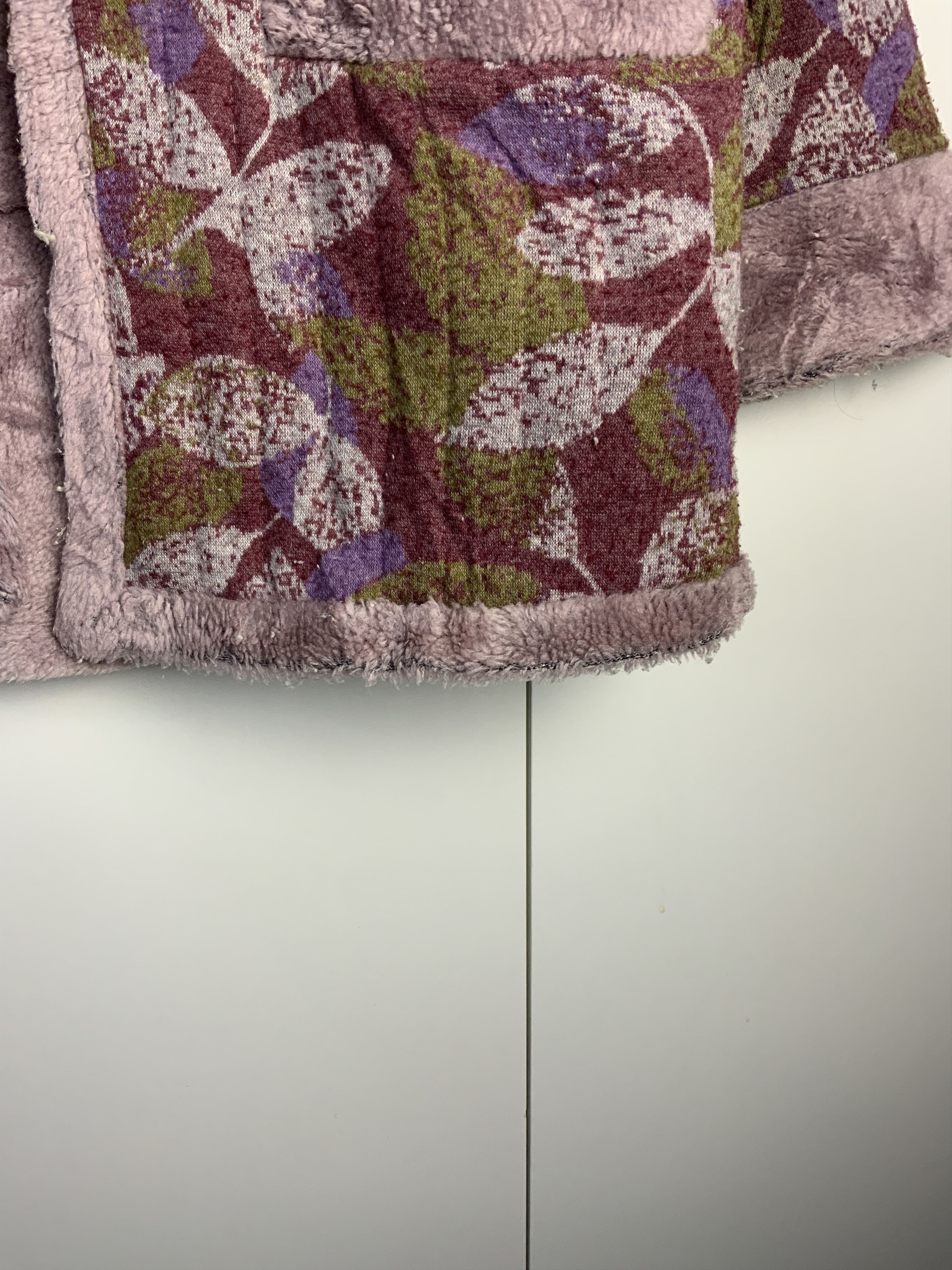 Japanese Brand Japanese Mohair Fur Multicolor Flora Kimono Size US L / EU 52-54 / 3 - 11 Thumbnail