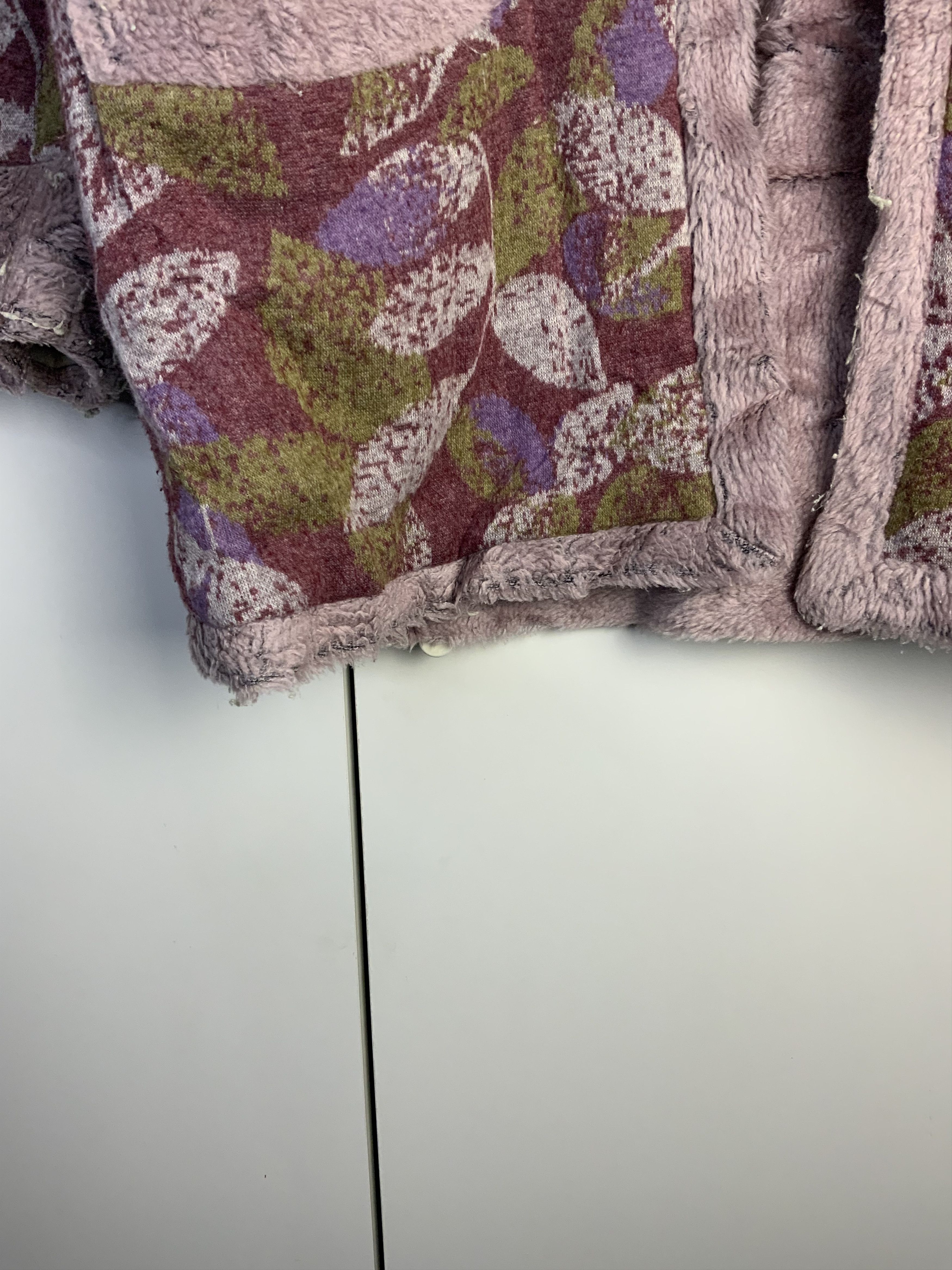 Japanese Brand Japanese Mohair Fur Multicolor Flora Kimono Size US L / EU 52-54 / 3 - 10 Thumbnail