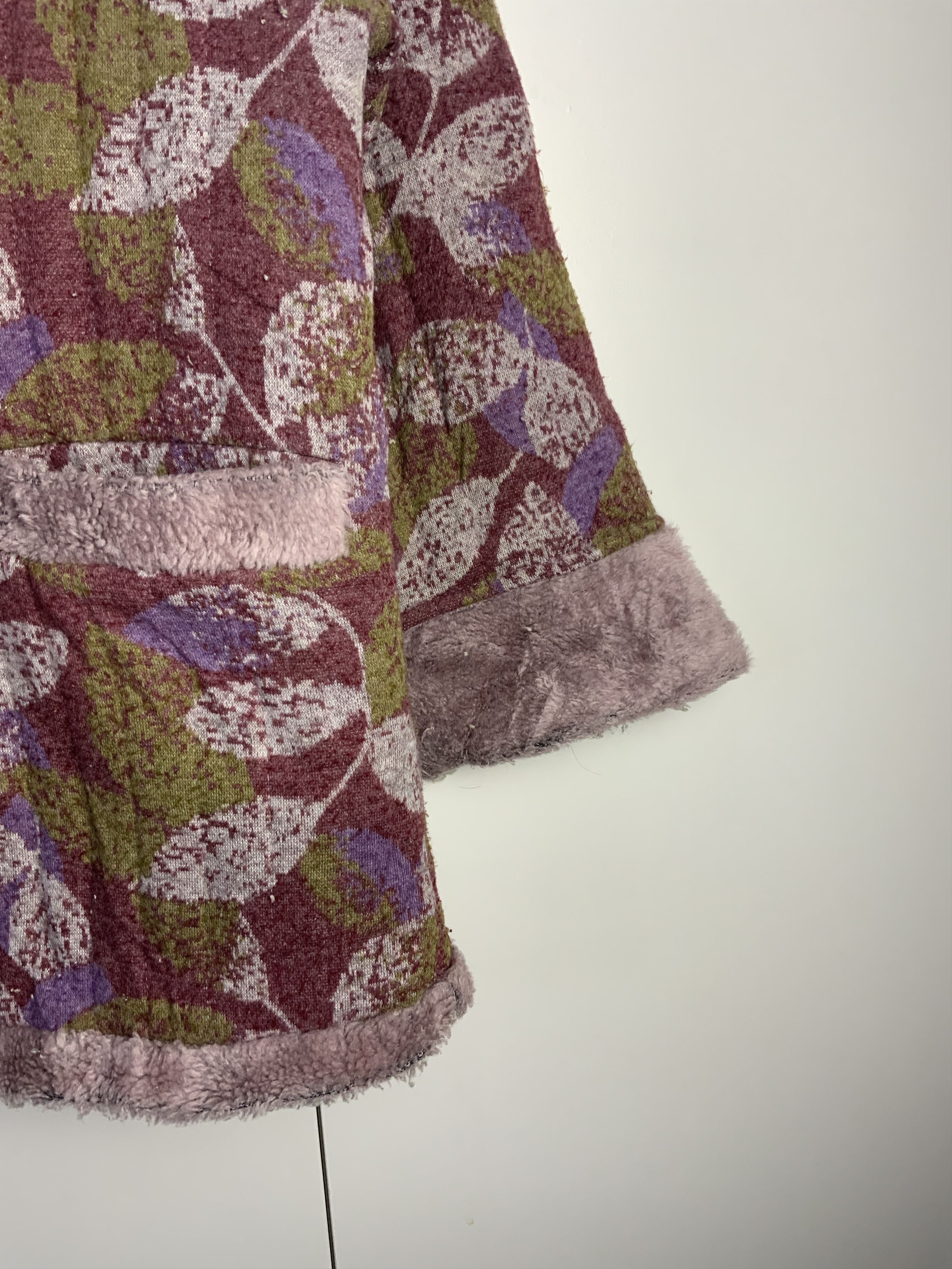 Japanese Brand Japanese Mohair Fur Multicolor Flora Kimono Size US L / EU 52-54 / 3 - 7 Thumbnail