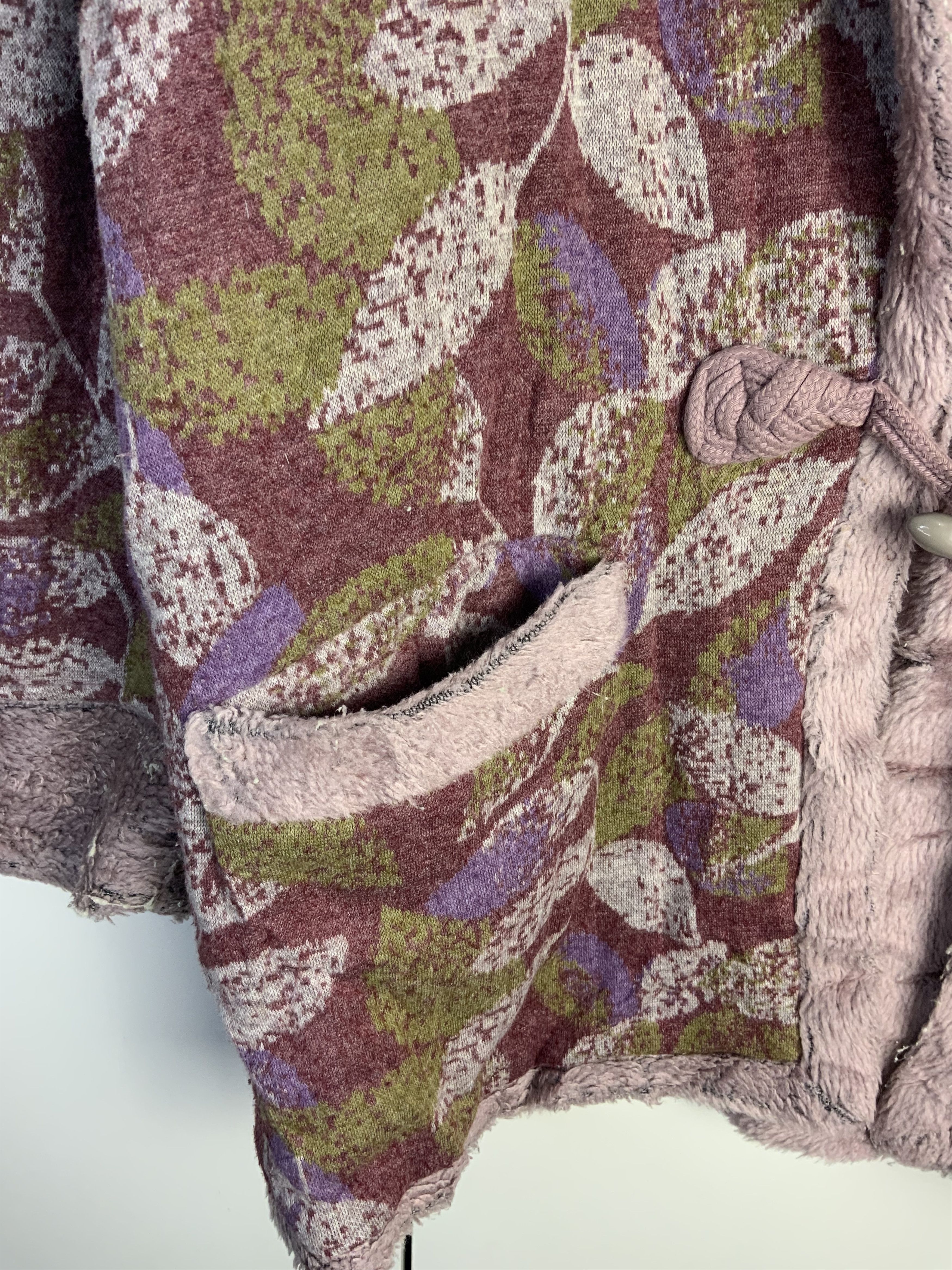 Japanese Brand Japanese Mohair Fur Multicolor Flora Kimono Size US L / EU 52-54 / 3 - 9 Thumbnail