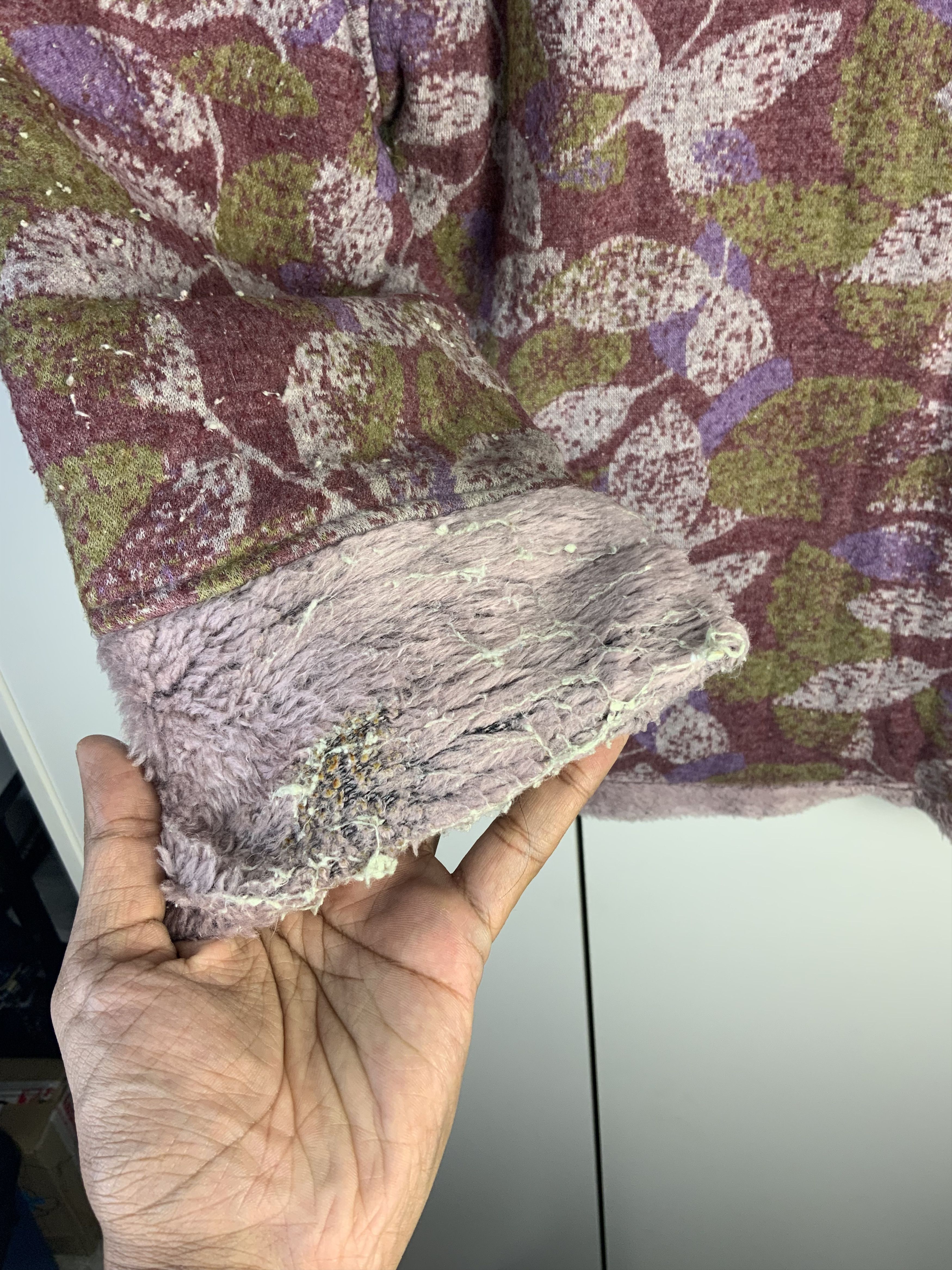 Japanese Brand Japanese Mohair Fur Multicolor Flora Kimono Size US L / EU 52-54 / 3 - 15 Thumbnail