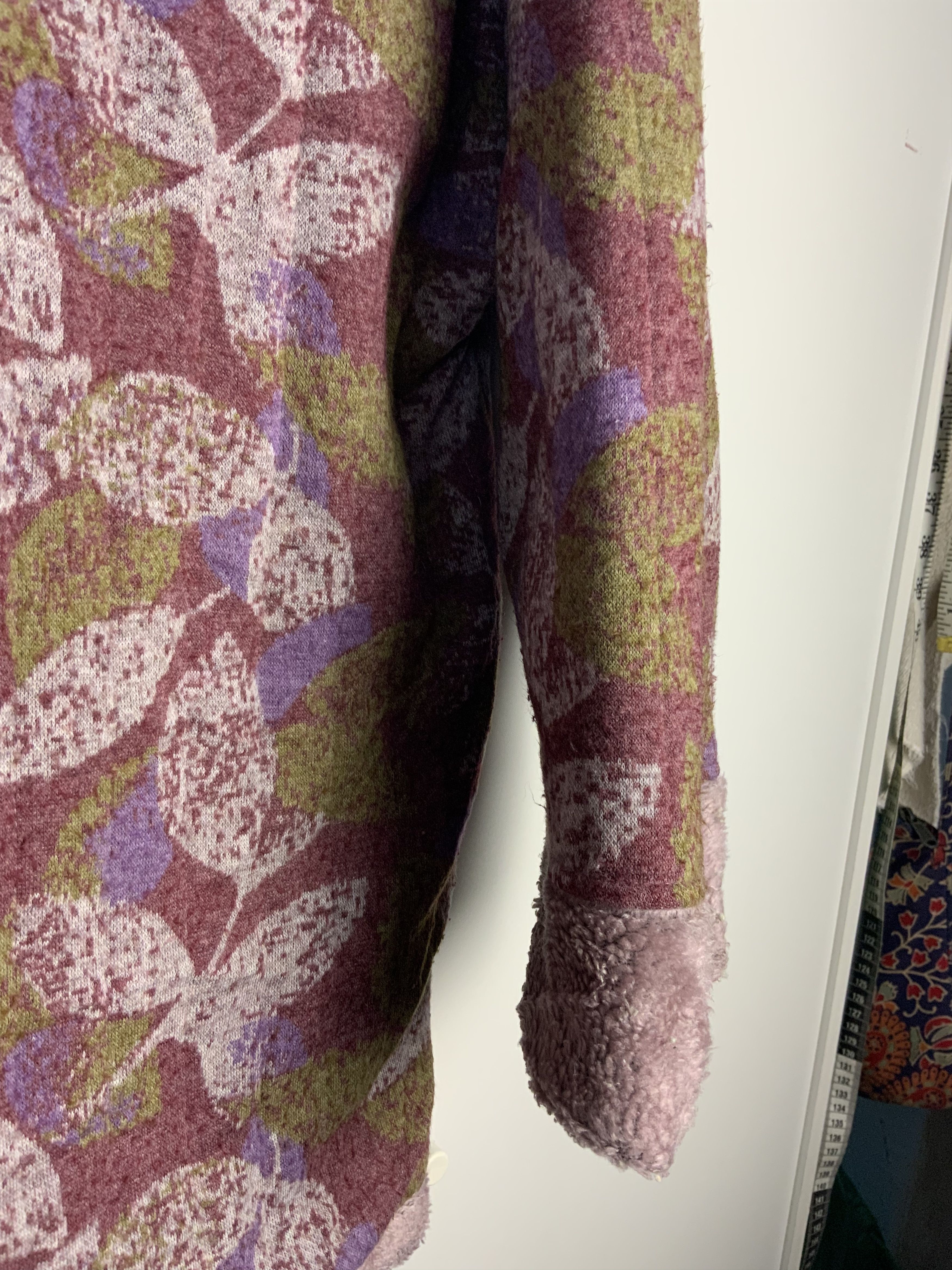 Japanese Brand Japanese Mohair Fur Multicolor Flora Kimono Size US L / EU 52-54 / 3 - 19 Thumbnail