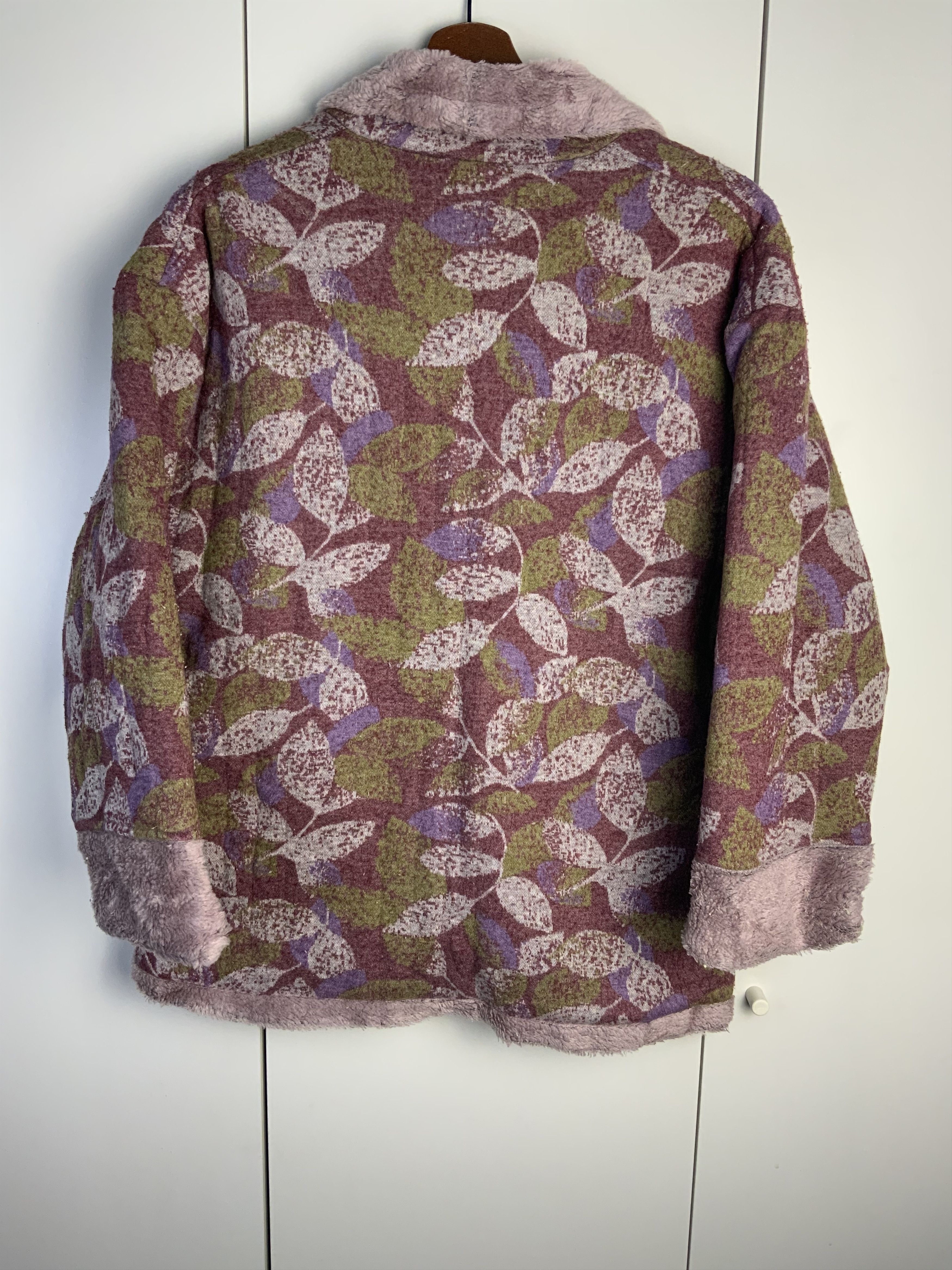 Japanese Brand Japanese Mohair Fur Multicolor Flora Kimono Size US L / EU 52-54 / 3 - 3 Thumbnail