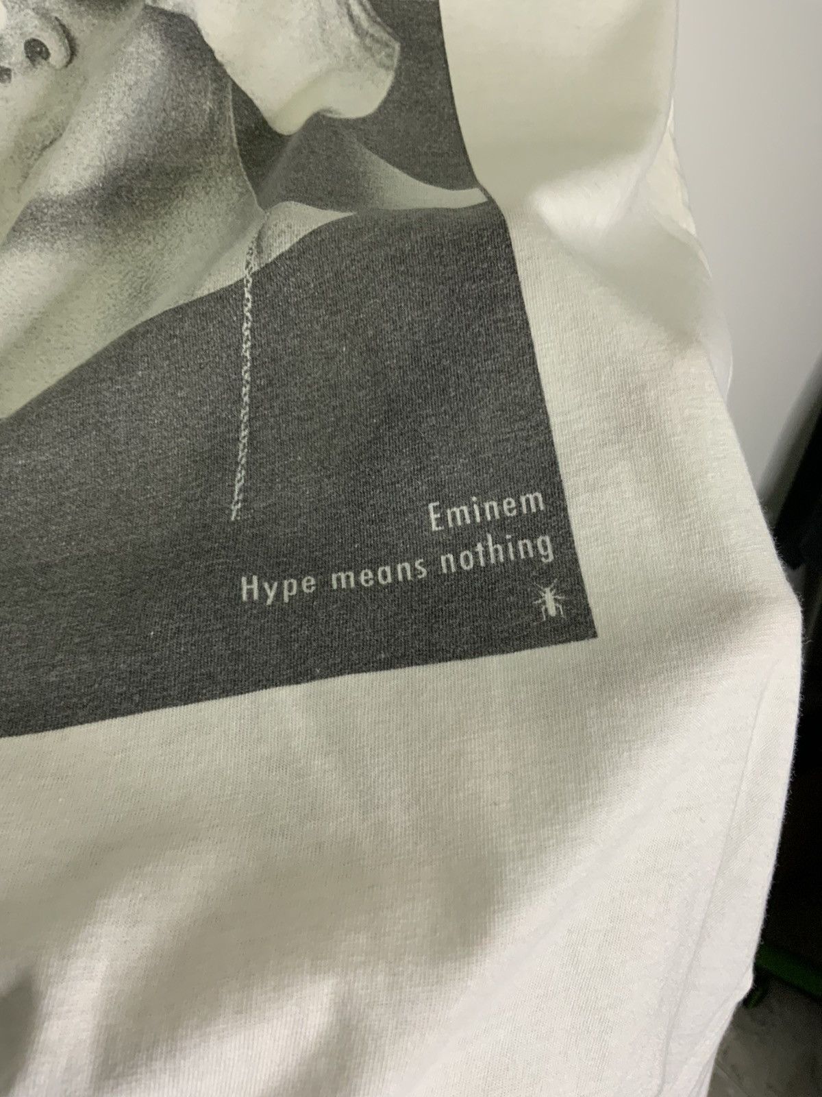 Eminem Eminem Hype Means Nothing White Tee Size US S / EU 44-46 / 1 - 14 Thumbnail