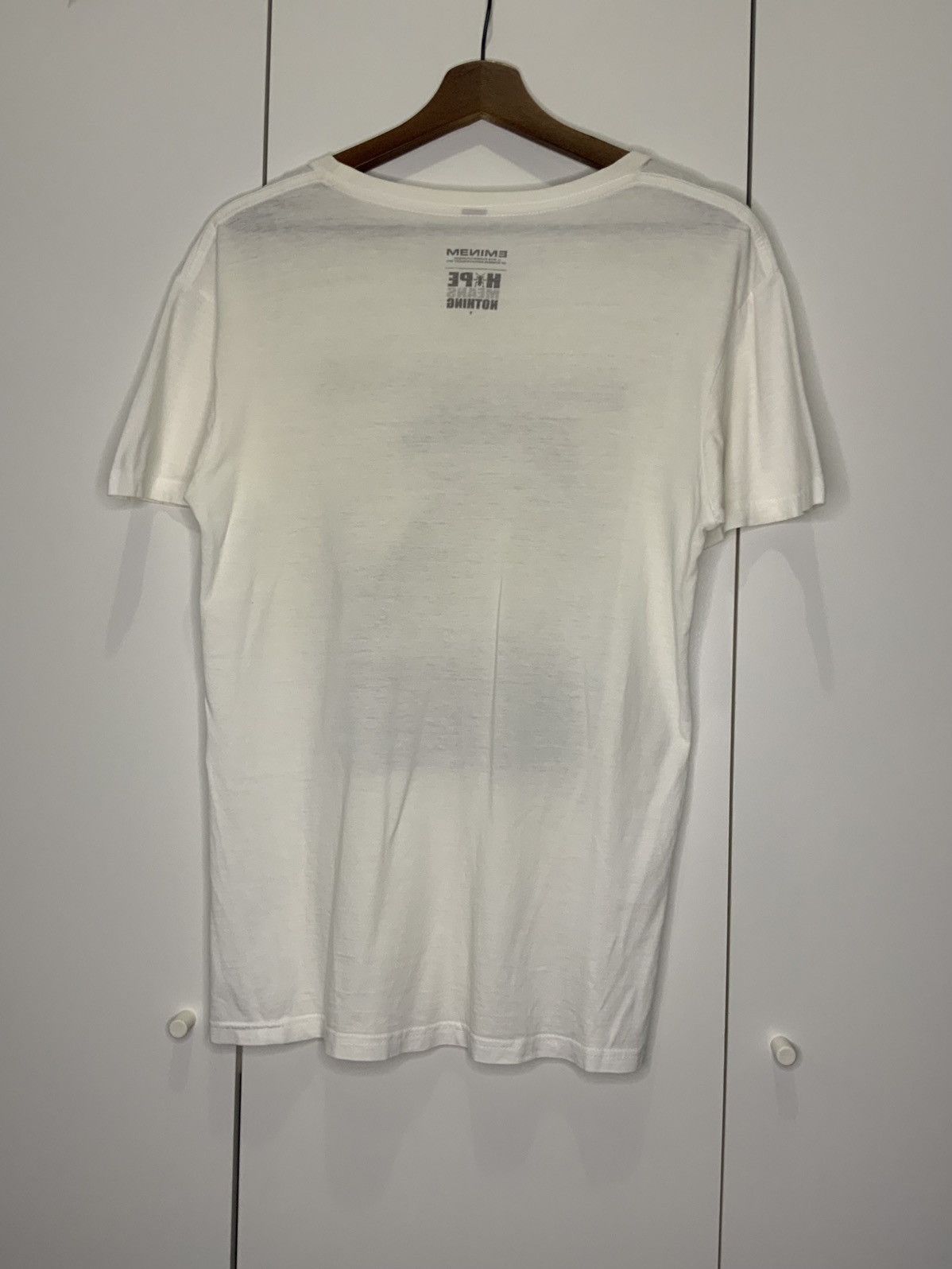 Eminem Eminem Hype Means Nothing White Tee Size US S / EU 44-46 / 1 - 2 Thumbnail