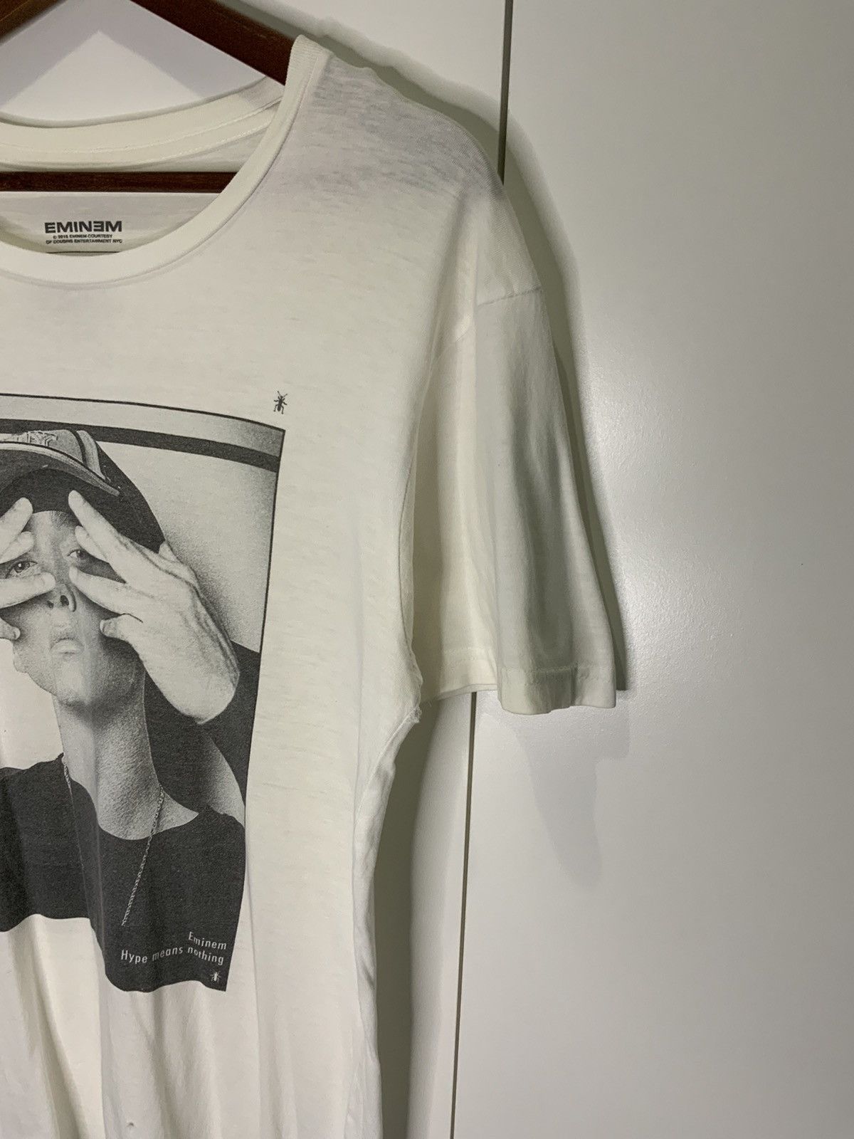 Eminem Eminem Hype Means Nothing White Tee Size US S / EU 44-46 / 1 - 5 Thumbnail