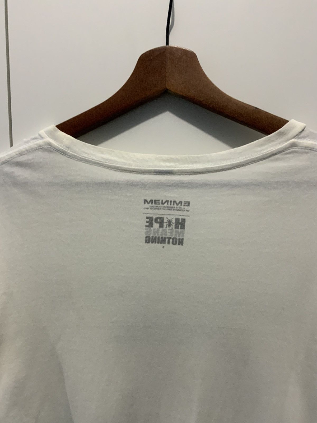 Eminem Eminem Hype Means Nothing White Tee Size US S / EU 44-46 / 1 - 15 Thumbnail